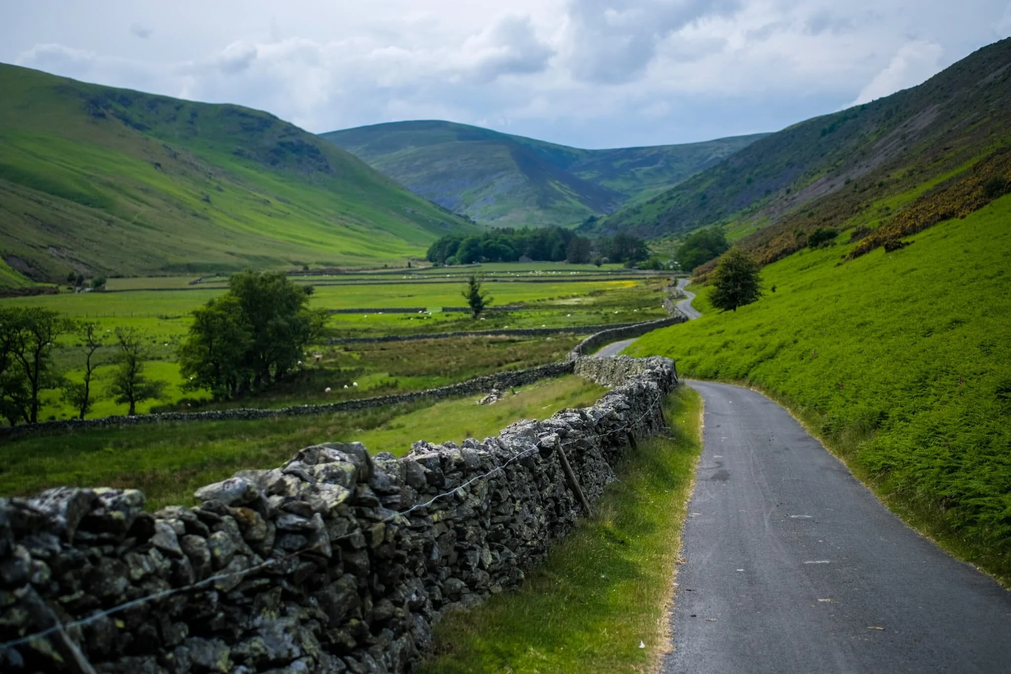 The full extent of Mosedale from near the village. What a crackin’ day.