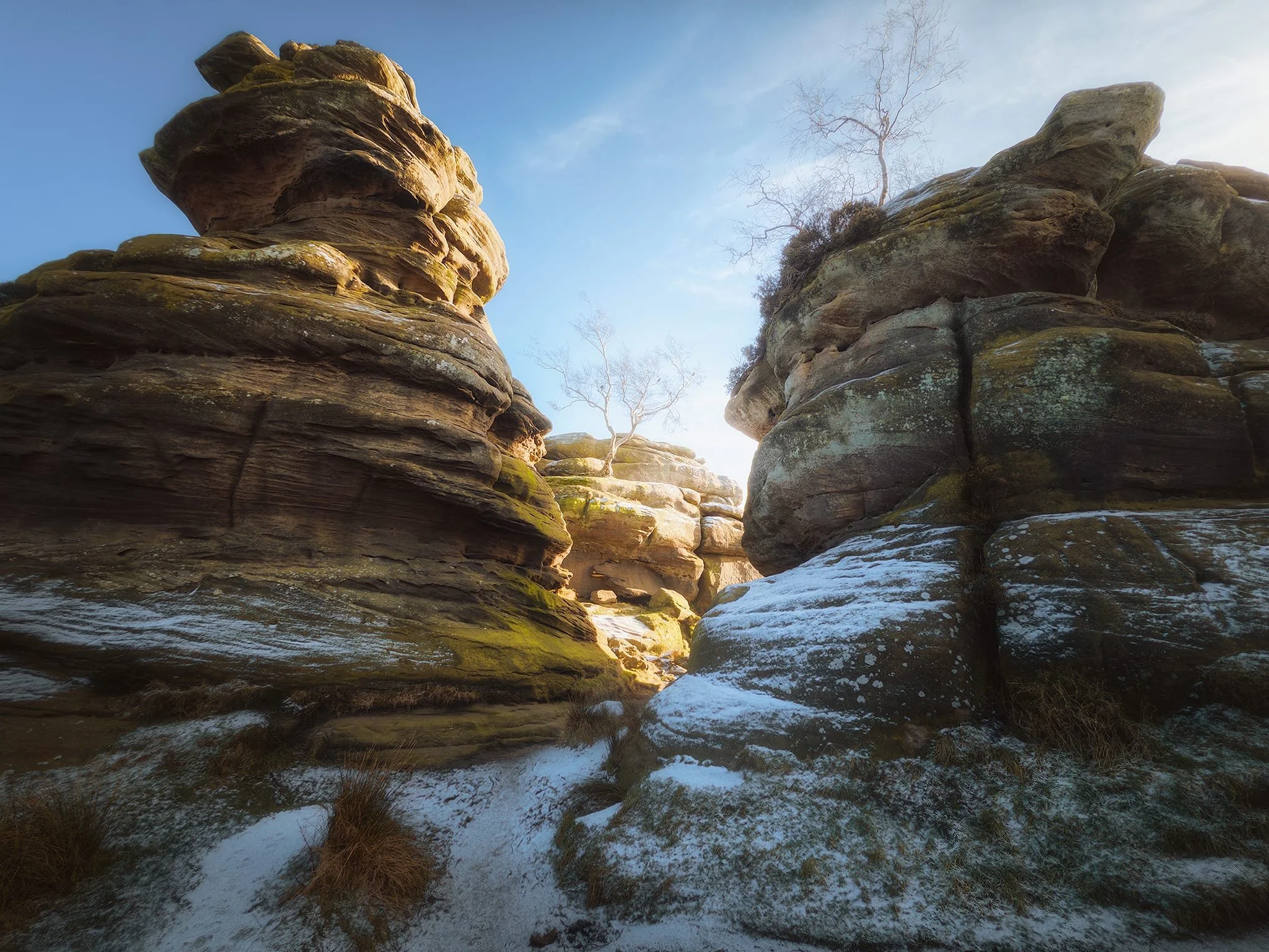  Next door to the Eagle are Castle Rocks. As with most rock formations around Brimham Rock, they are rather appropriately named. 