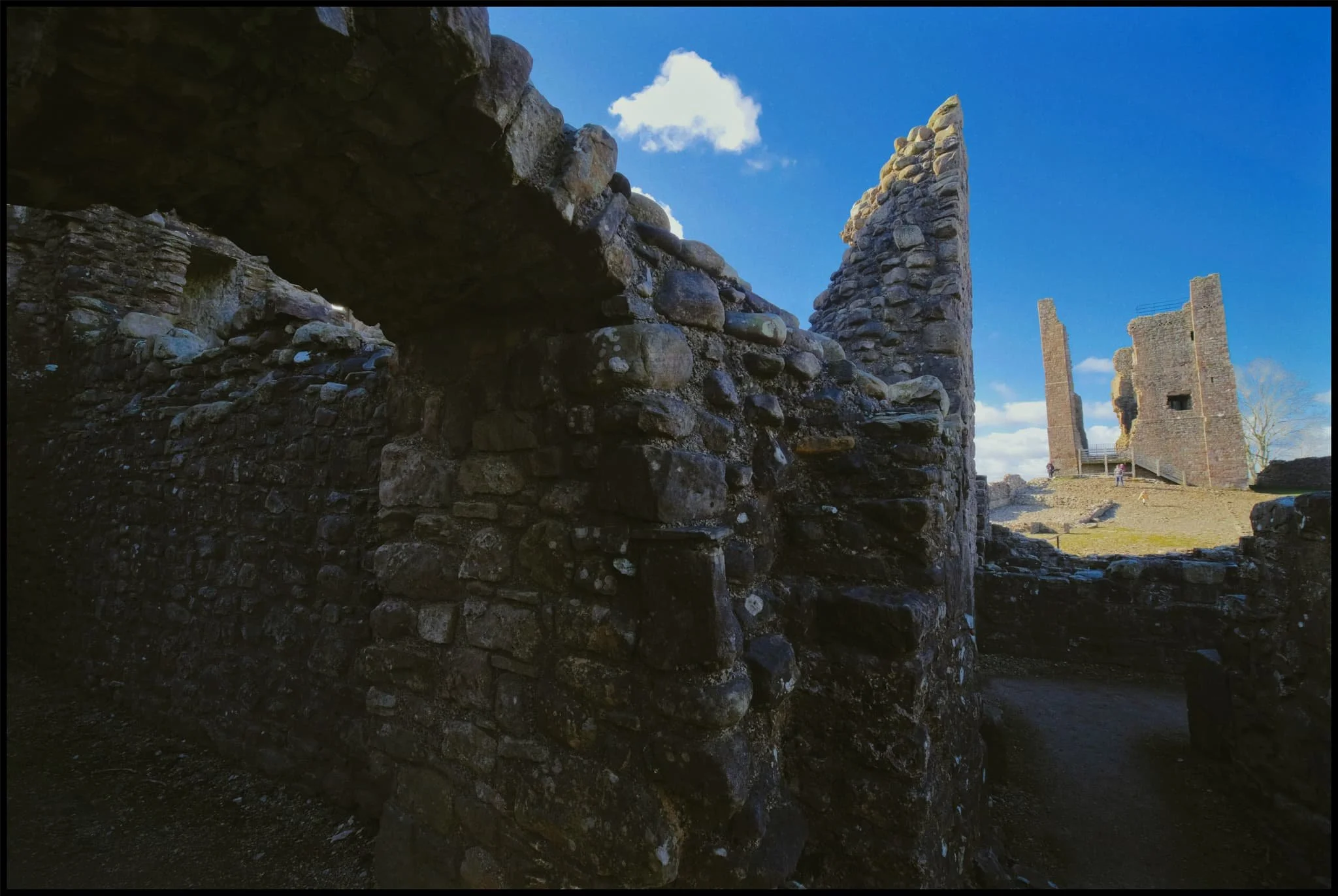  This composition was shot underneath the 12th-century arch, with a view towards the 17th-century Keep in the distance. A mind-boggling sense of time and history. 