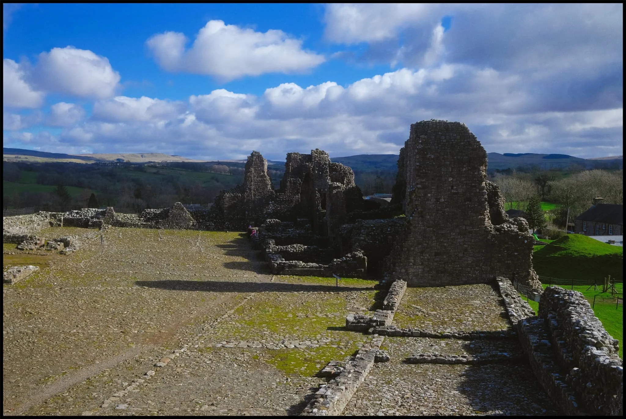  The Gatehouse and ranges from the Keep. I don&rsquo;t know why, but this photo puts me in mind of Machu Picchu. 