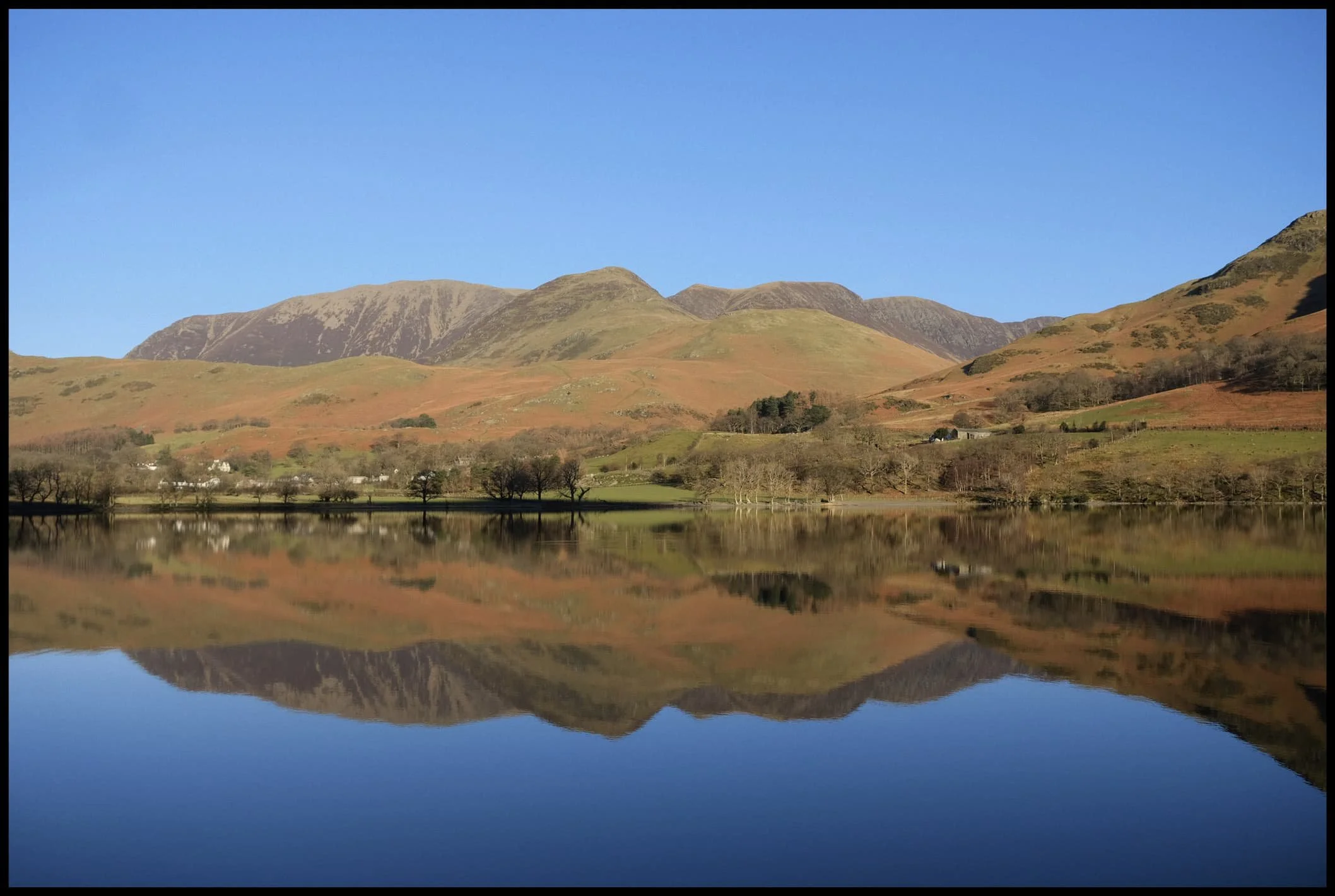  From Buttermere&rsquo;s southern corner, the views back across the lake to the Grasmoor and Newlands fells were astounding. 