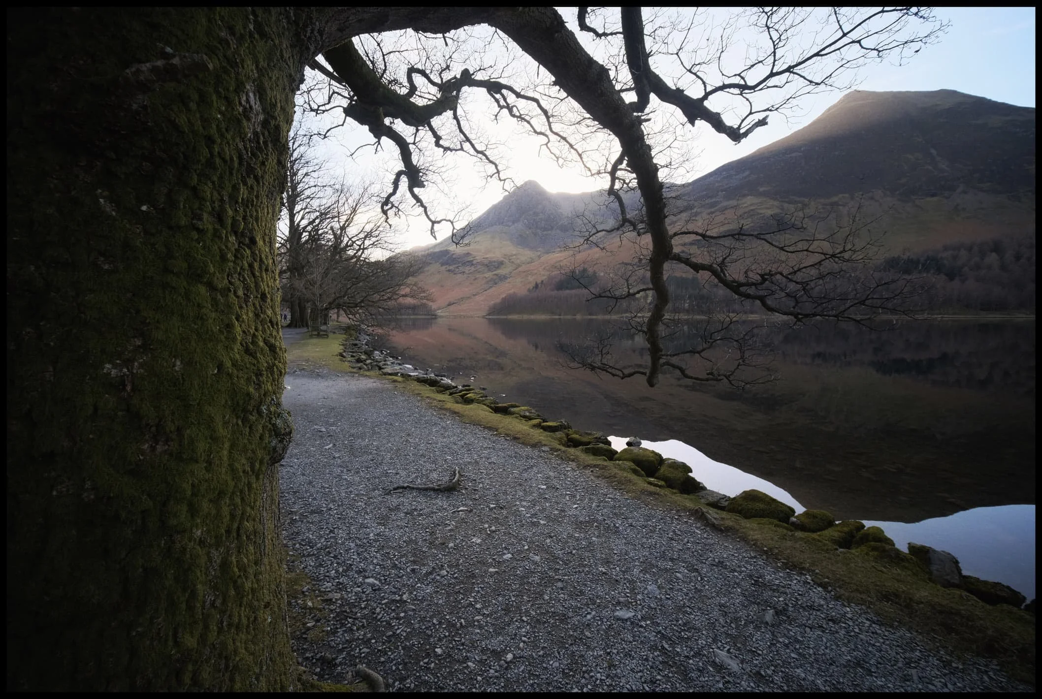  Time for my ultra-wide lens to nab some compositions of the High Stile range, with the sun setting behind them. 