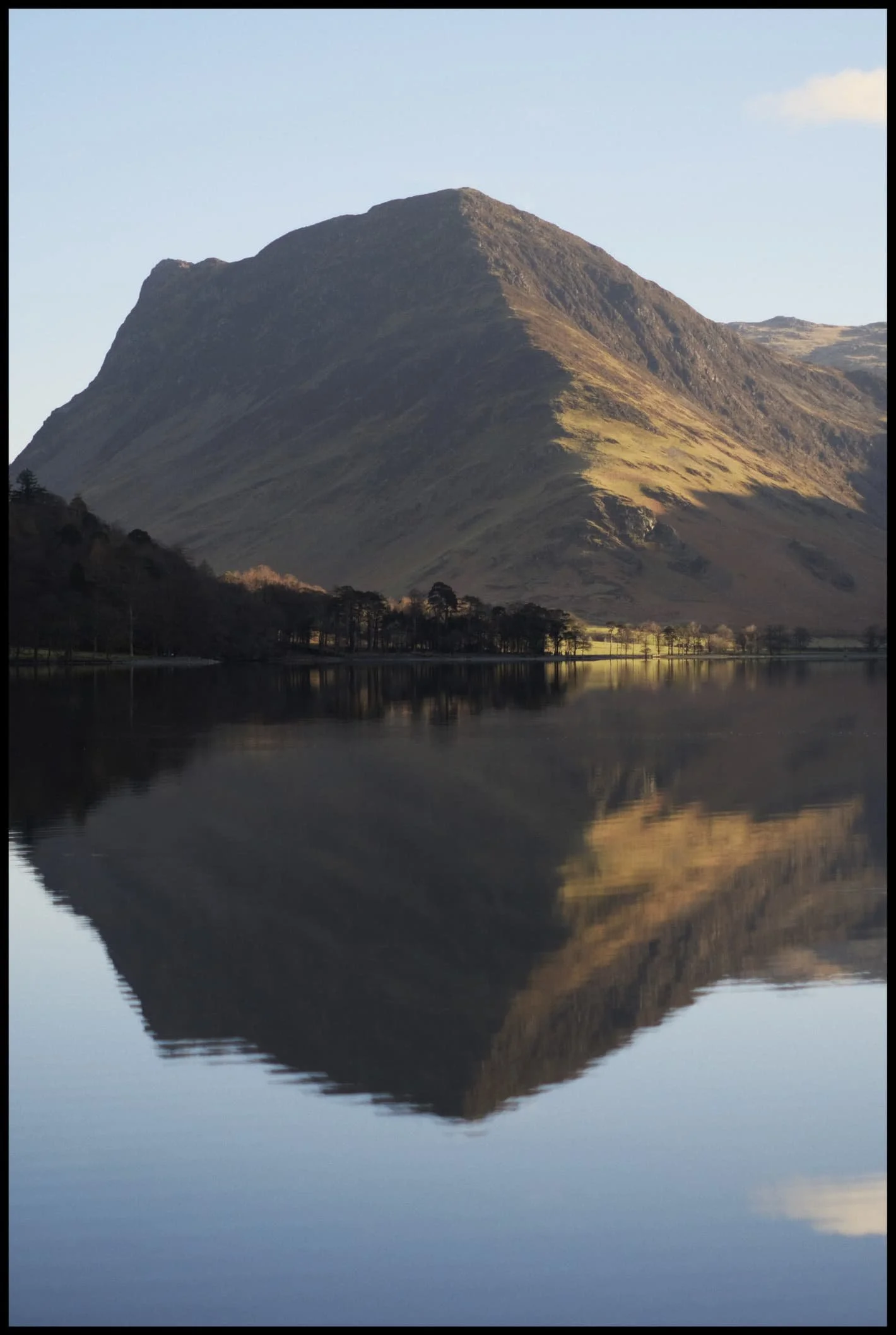  One last look at Fleetwith Pike in the sunset light. 