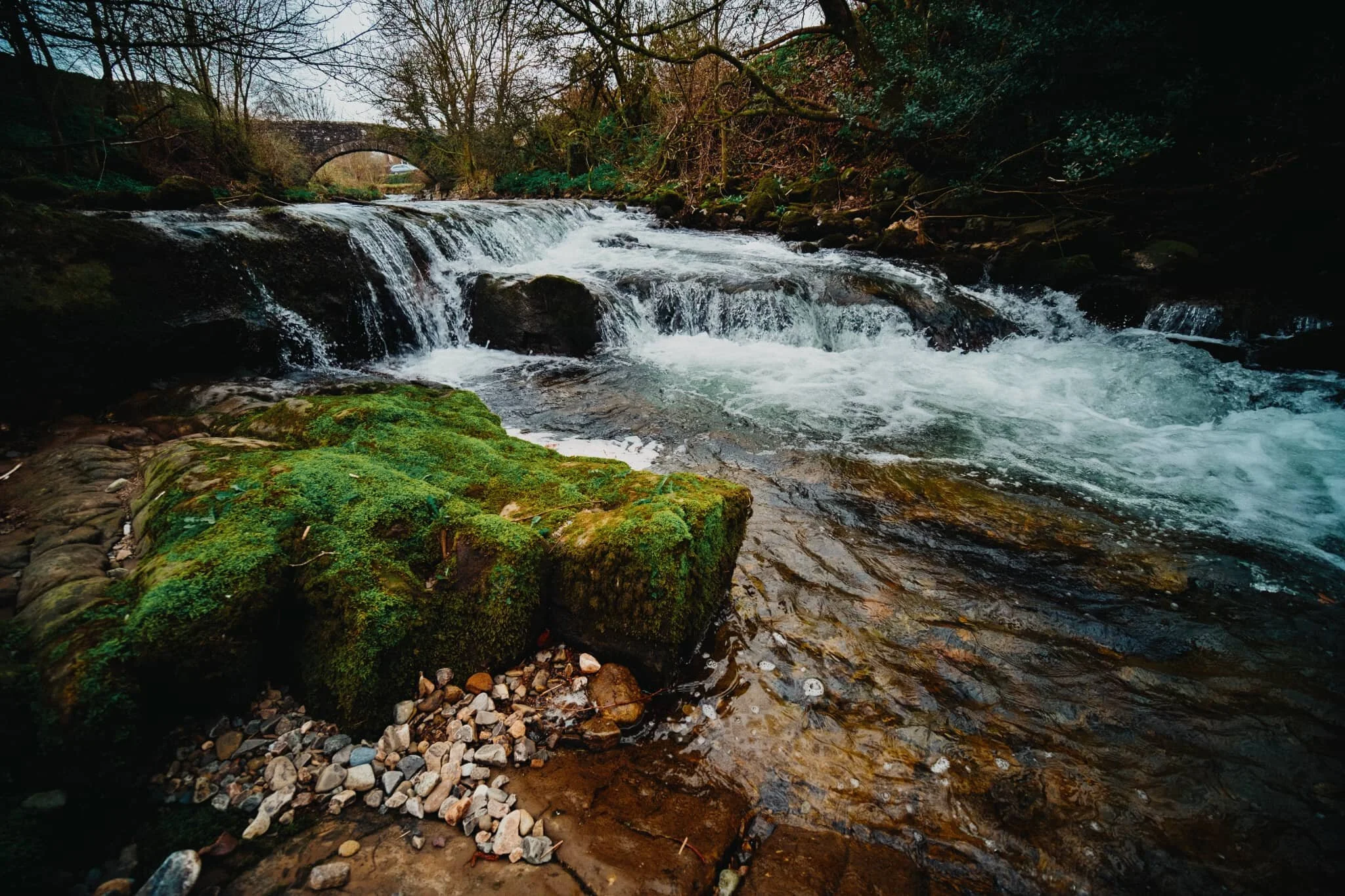 Et voila! A beautiful waterfall near Priest’s Mill.