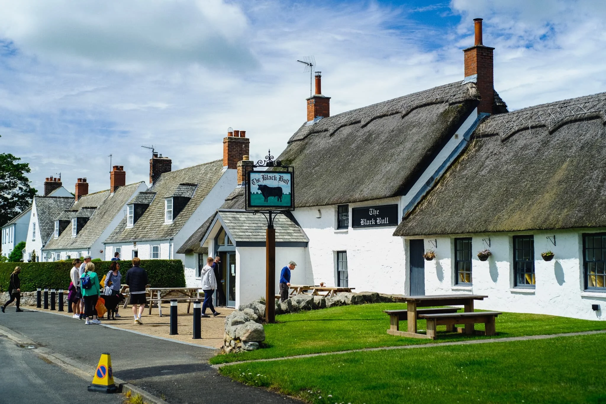 Another 4-minutes south of Duddo is the one-street village of Etal! Featured here is Northumberland&rsquo;s only thatched-roof pub,  The Black Bull . The whole village, in fact, was just impossibly idyllic and so very English. 