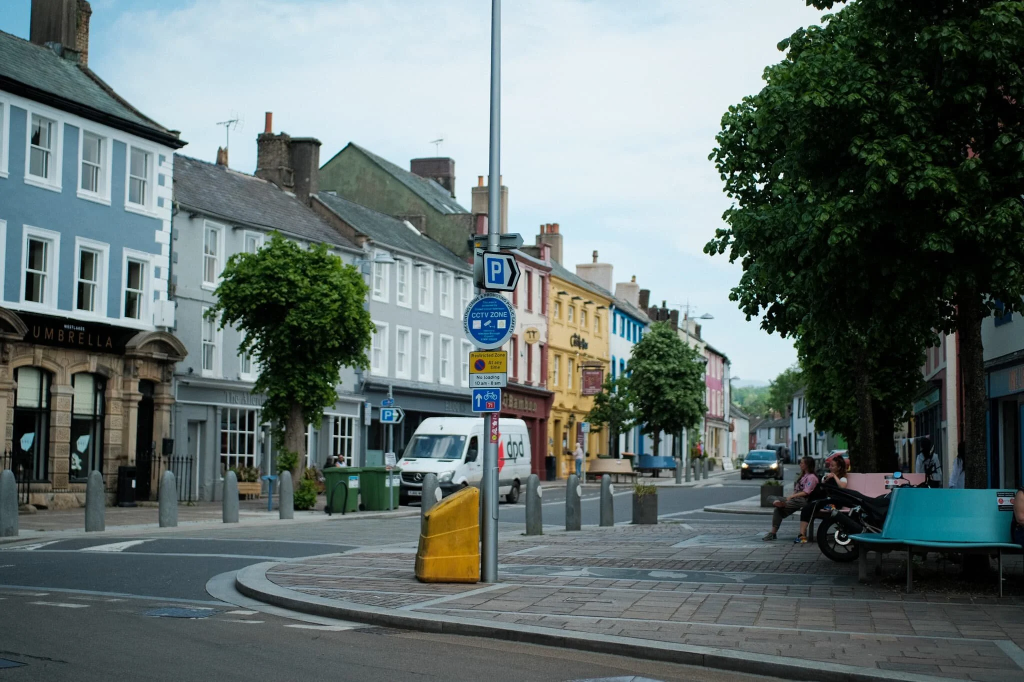 One of my favourite aspects of Cockermouth town centre is how colourful the buildings are.