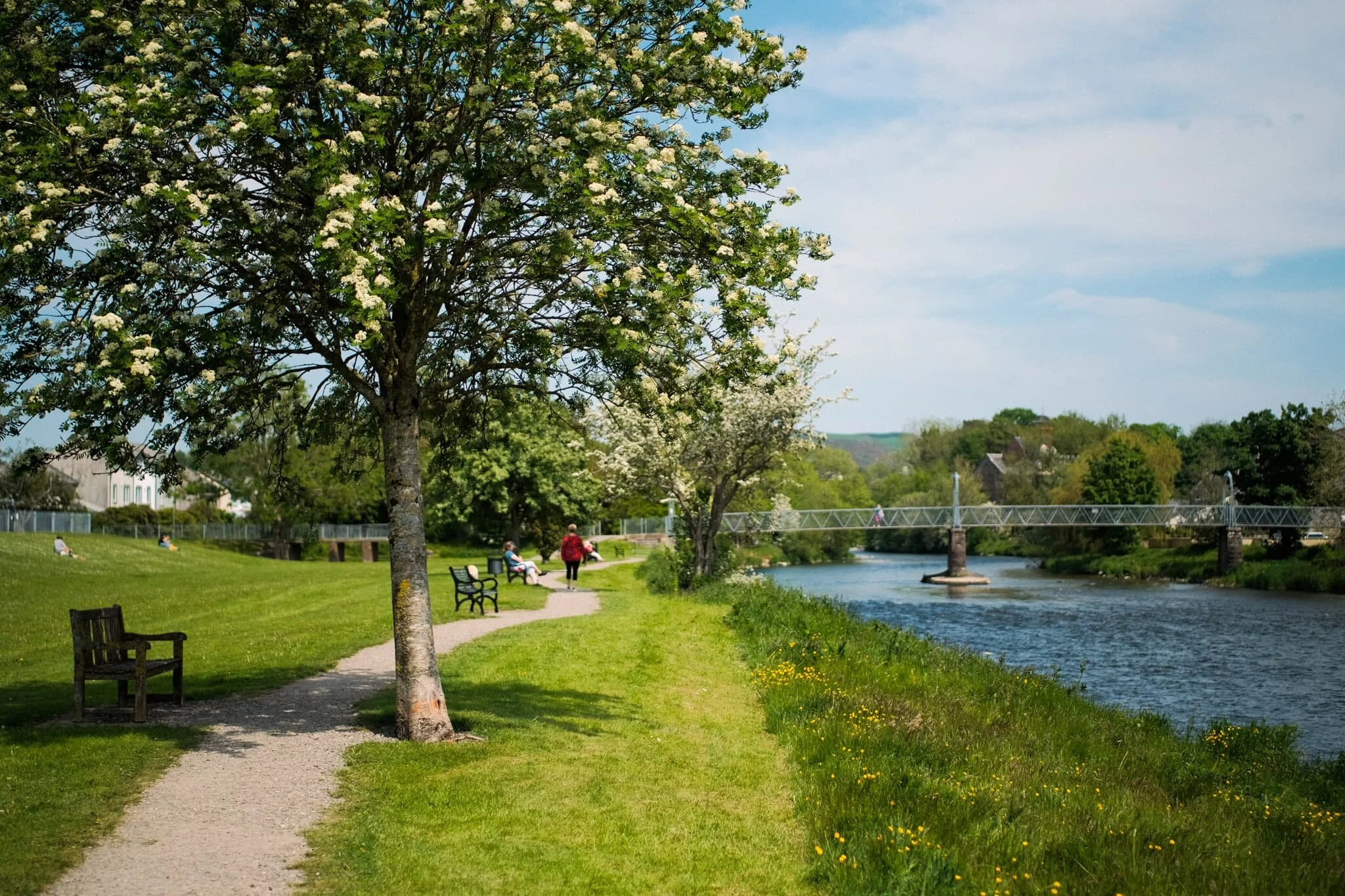 We crossed the bridge and made our merry way through the Memorial Gardens, snapping idyllic scenes along the way.