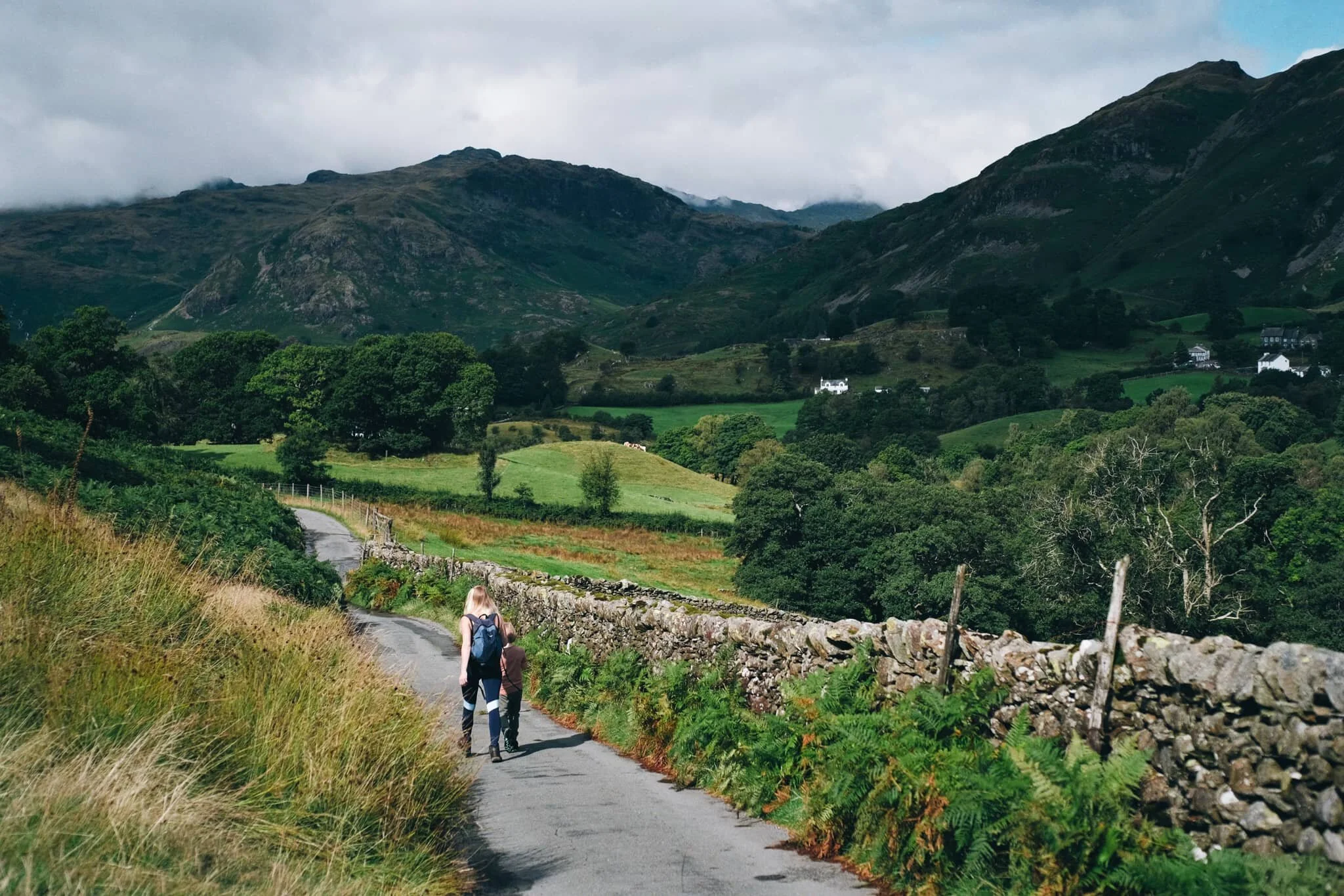 By this time of the day, many more people were on the paths enjoying the weather and scenes.
