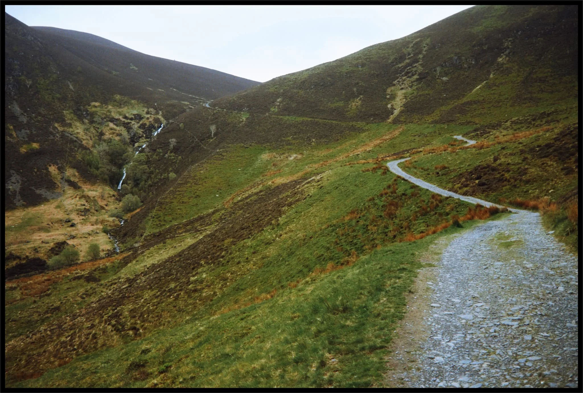  The path gets steeper and the falls get closer. 