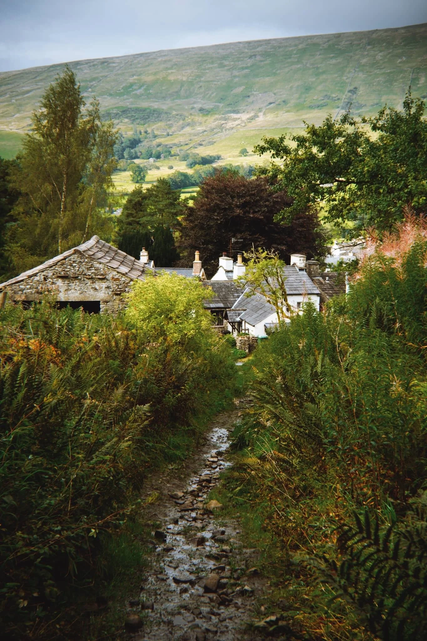  From near the Dancing Flags, the views back down to Dent village were exceptional. 