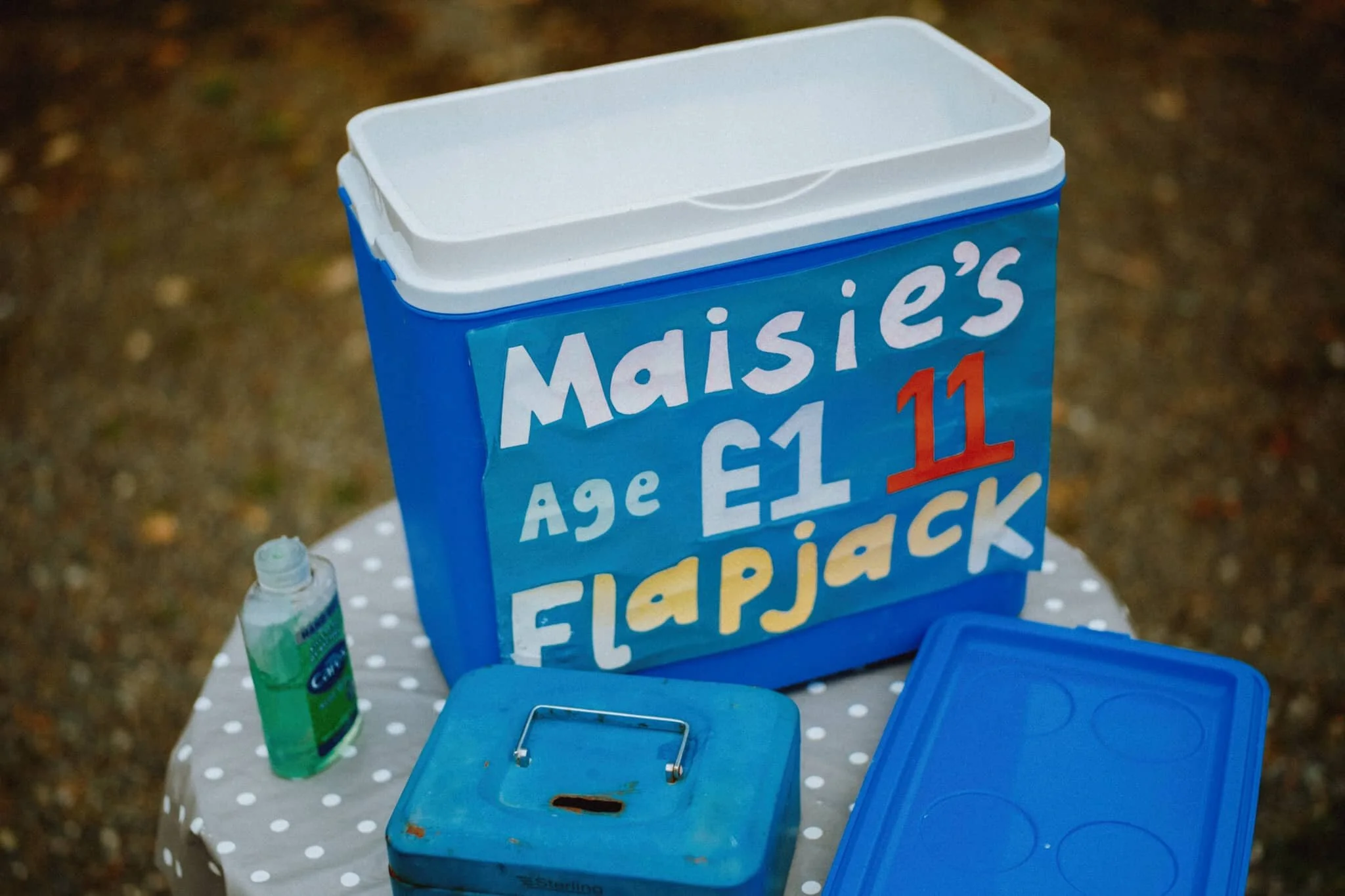 You bet we bought some of Maisie’s flapjacks. Delicious they were, too. Thank you, Maisie!
