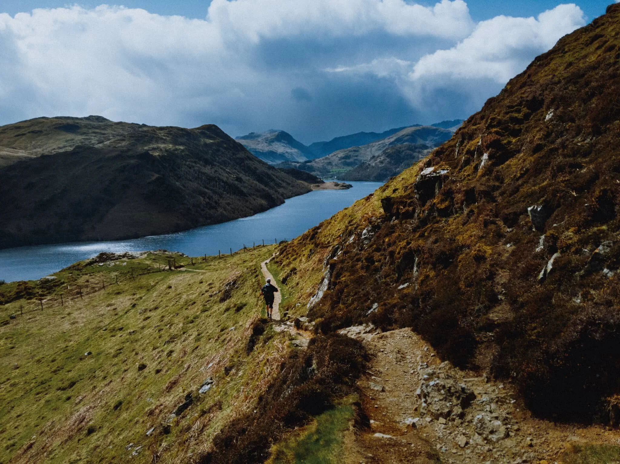 As we started to make our way towards the southern face of Gowbarrow, near the Memorial Seat, this view opened up that quite literally made me shout an expletive! A moment Lisabet and I will never forget.
