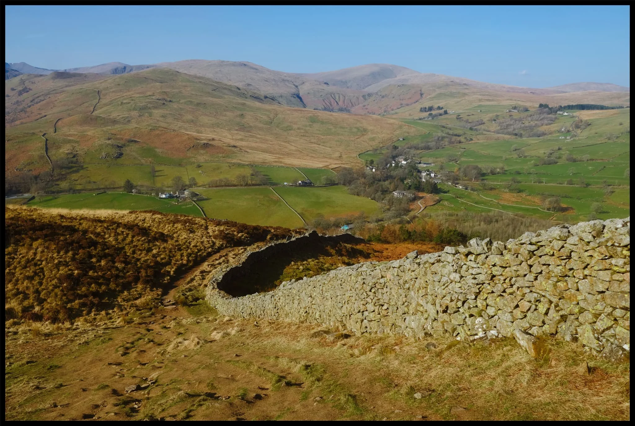  The going was steep, but the views grew increasingly spectacular as we climbed up the fellside. 