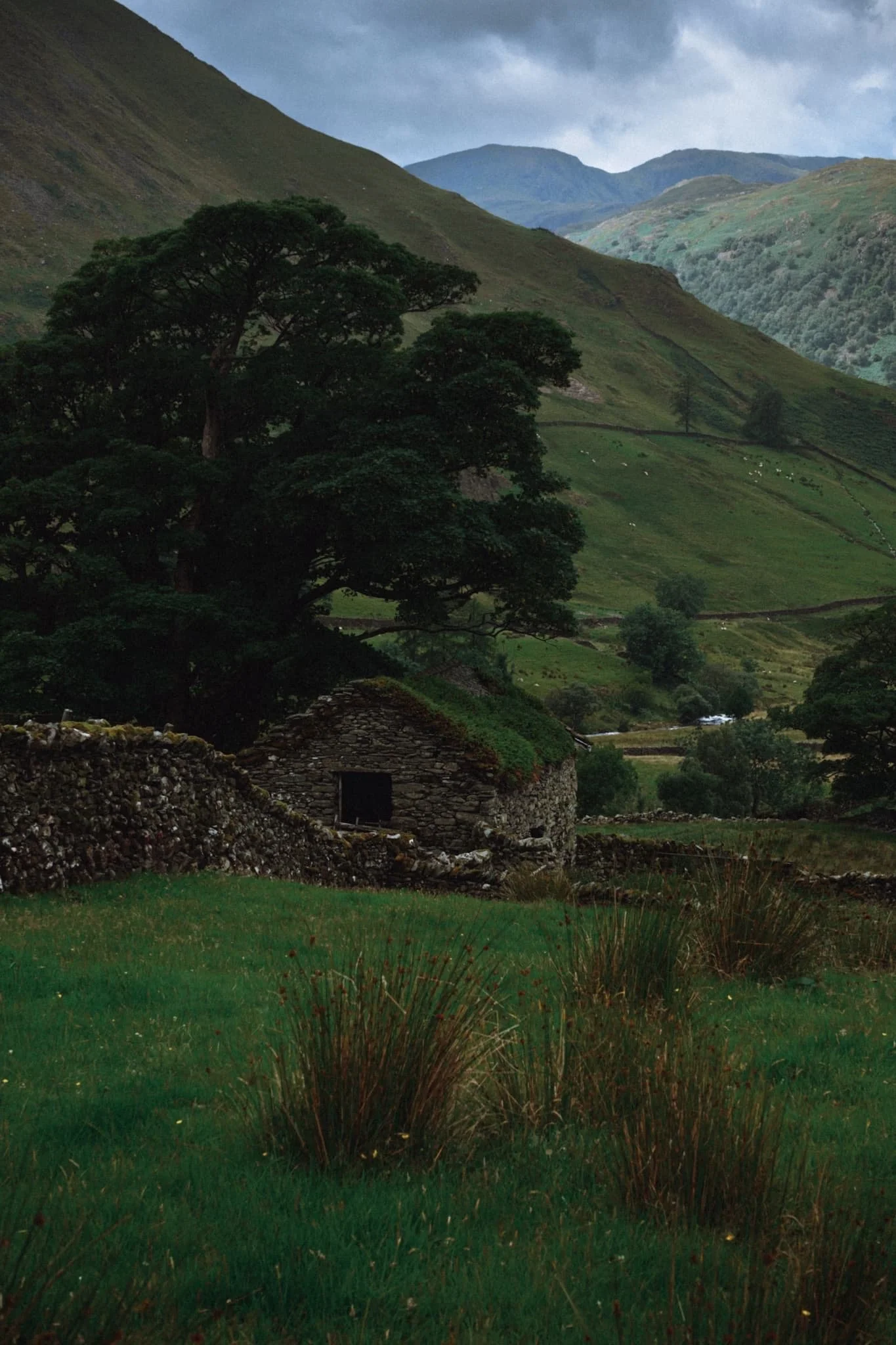  Beneath the towering form of Hartsop Dodd, this delightful barn captures our attention and imagination. 