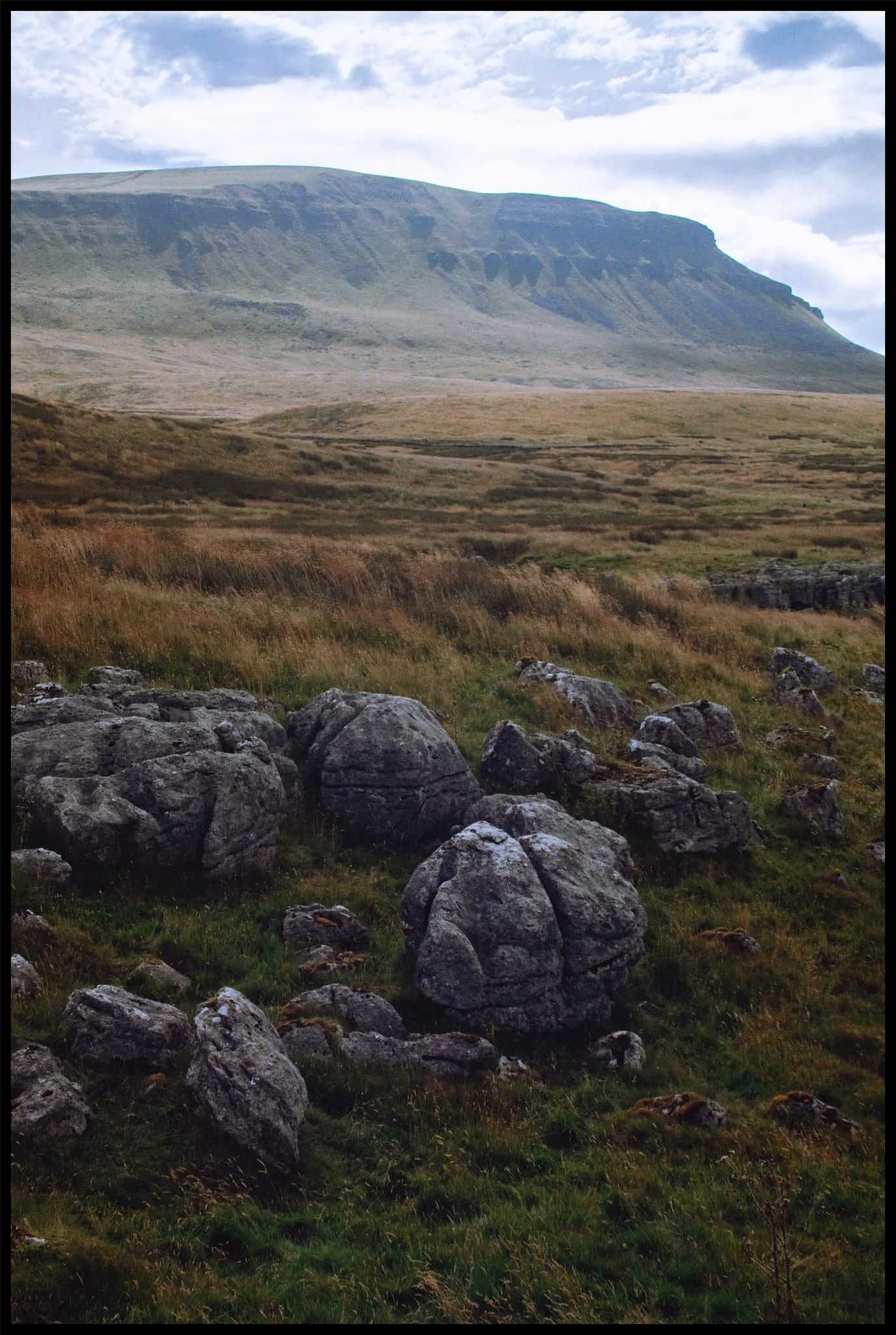  The characteristic &ldquo;rakes&rdquo; that line the shoulders of Pen-y-Ghent were revealed after a frightful storm in the 19th century washed away a lot of top soil from the fell. 
