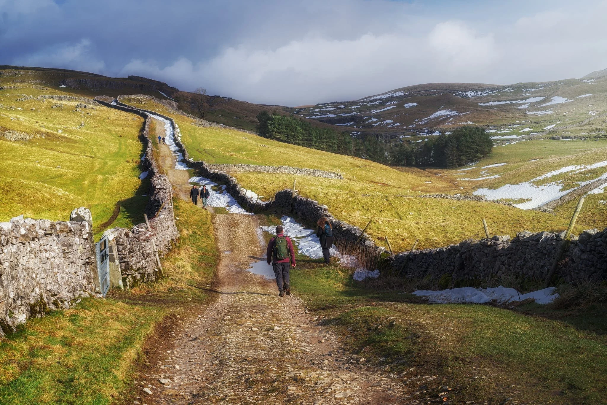  Our way forward. We knew on this day that there&rsquo;d only be 2-3 hours of good light, and boy was it dramatic.  