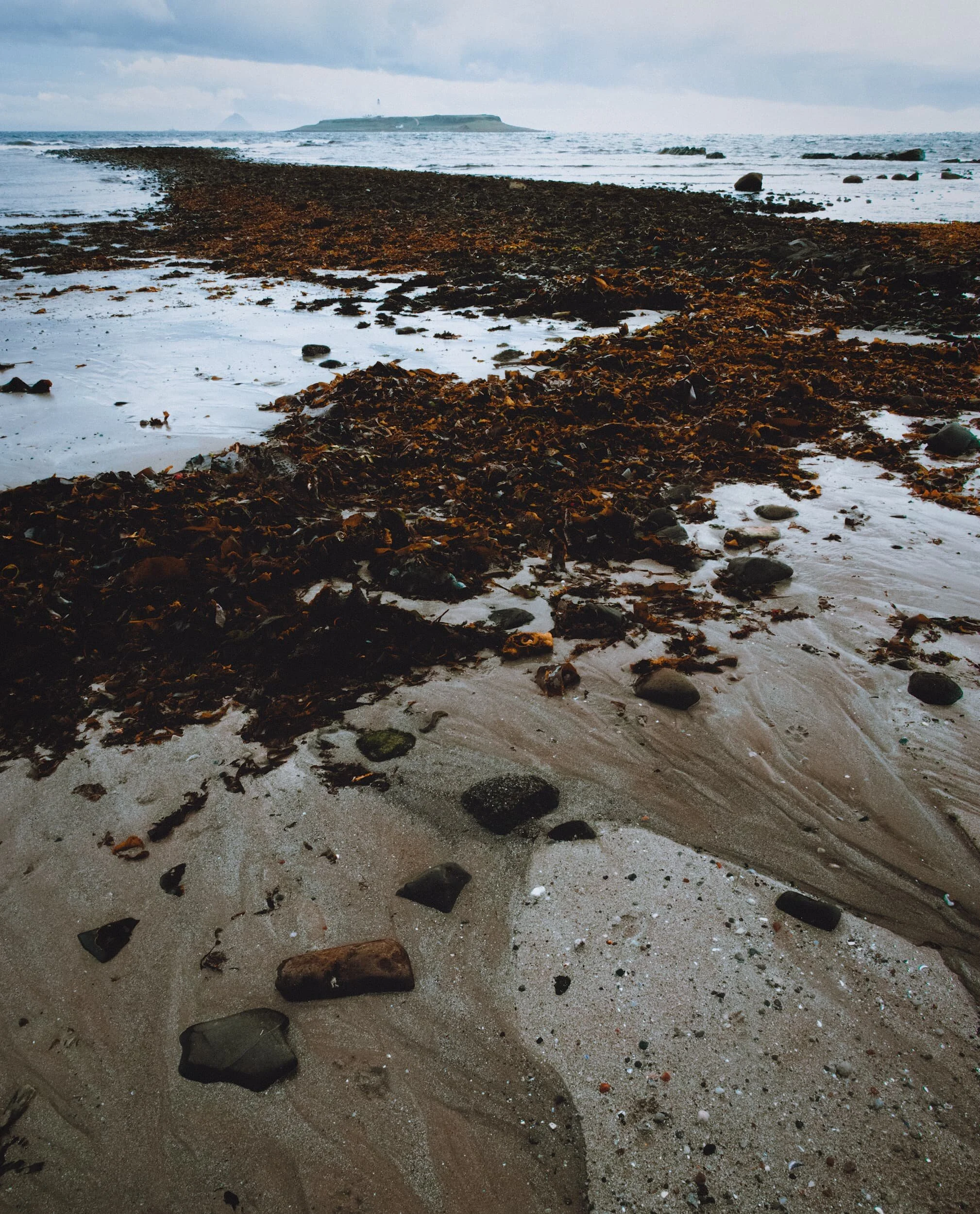  The next day we explored Arran&rsquo;s southern coastline around Kildonan. This is another area you should check out if you&rsquo;re into strange rocks (and are a bit of geek, like me). In the distance you can just make out Pladda, an uninhabited island south of Arran with its own automated lighthouse. Even further behind you might barely be able to see the pointy profile of Ailsa Crag, another uninhabited island in the Firth of Clyde. 