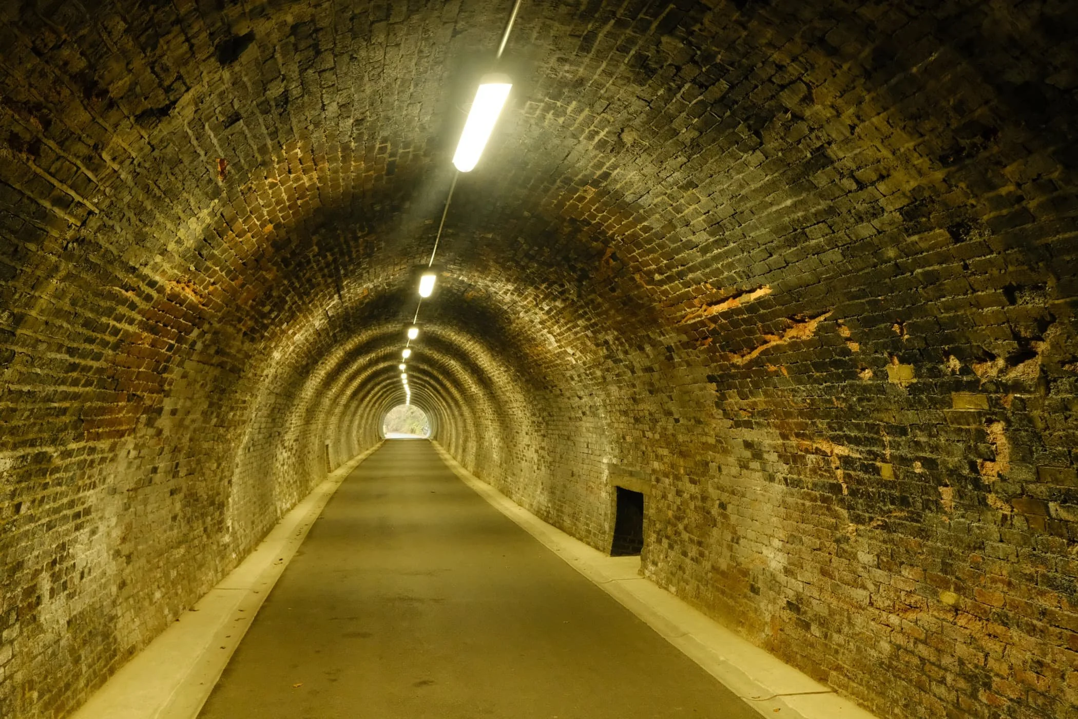  Again, beautifully preserved Victorian engineering, now with the added convenience of modern lighting and smooth, durable tarmac. 