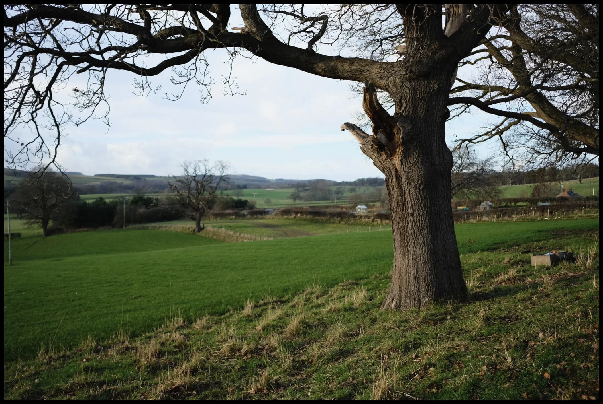  Out of the top of Kirkoswald, the views across the Eden Valley are extensive. 