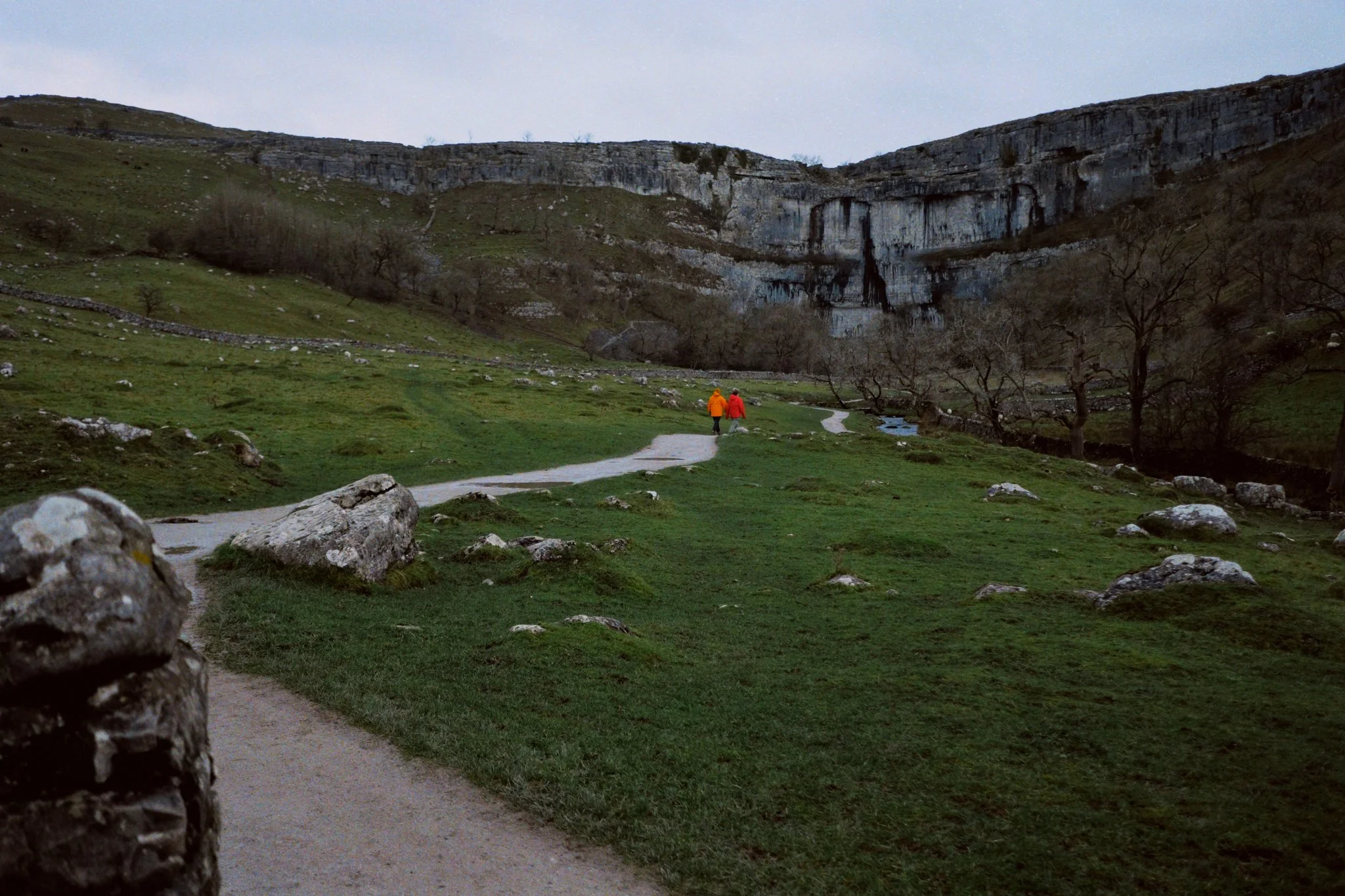 It’s not long before we find the path off the road and Malham Cove makes itself very clearly known.
