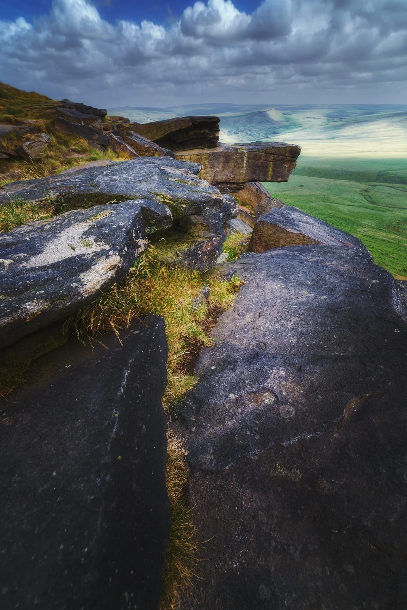  As a result of the high winds, the clouds above us were rushing across the sky. This allowed for the sun to intermittently paint golden streaks of light across the land. All I had to do was watch, wait, and shoot. 