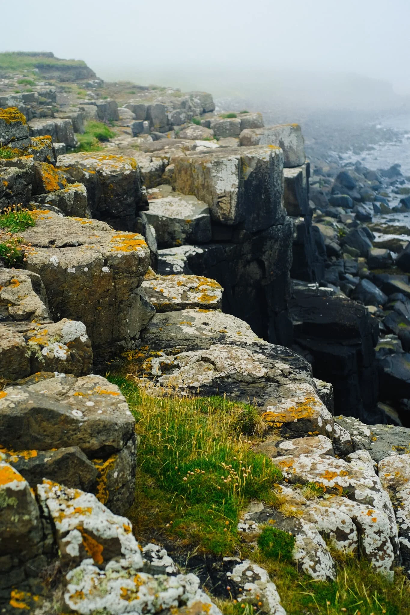 We followed the eastern edge of Newton Point around to its northern side, and then—BOOM. This view and these cliffs. We had no idea they were here.