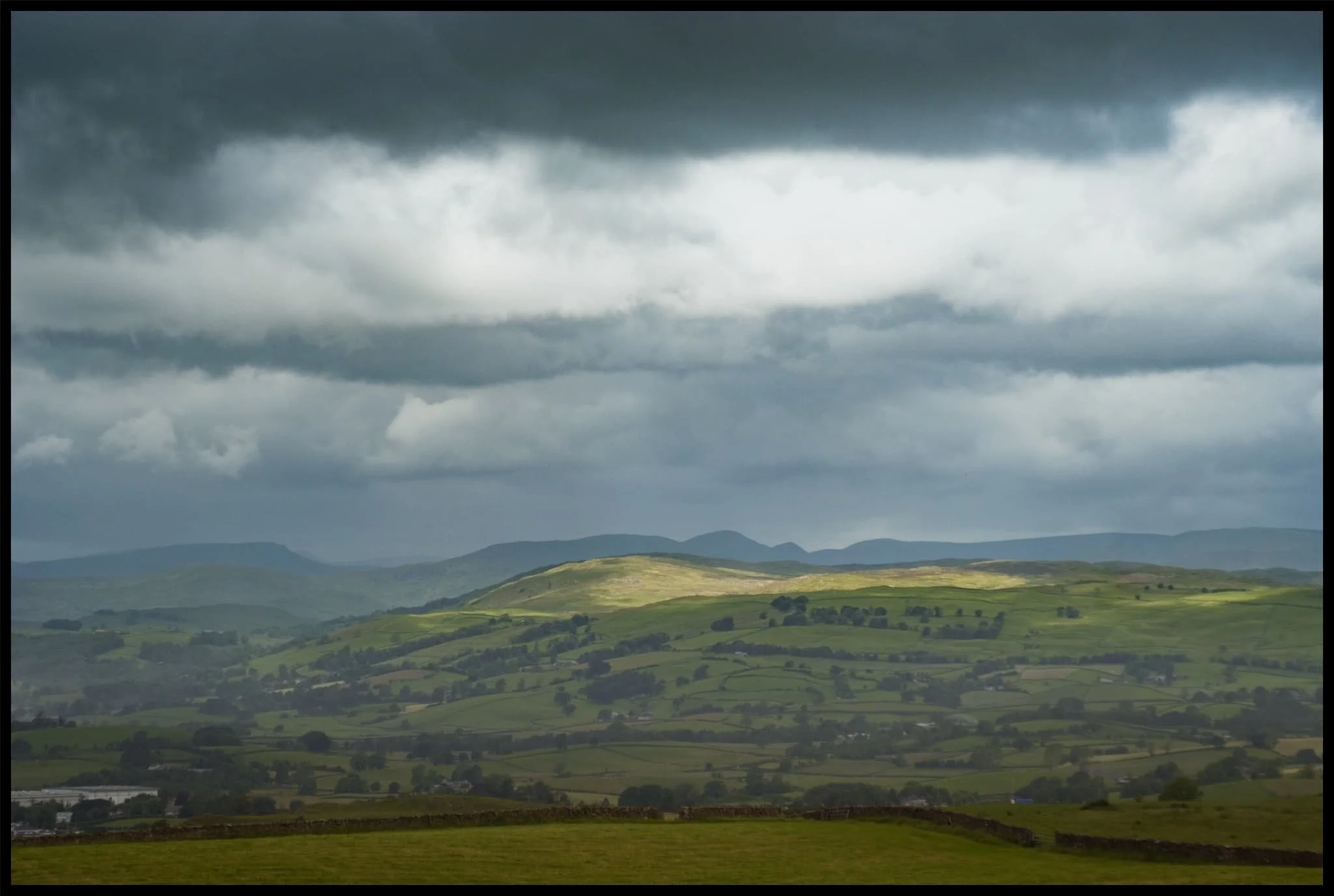  I took the opportunity to nab some proper stormy images before the rain blew across the Kendal valley towards my position. 