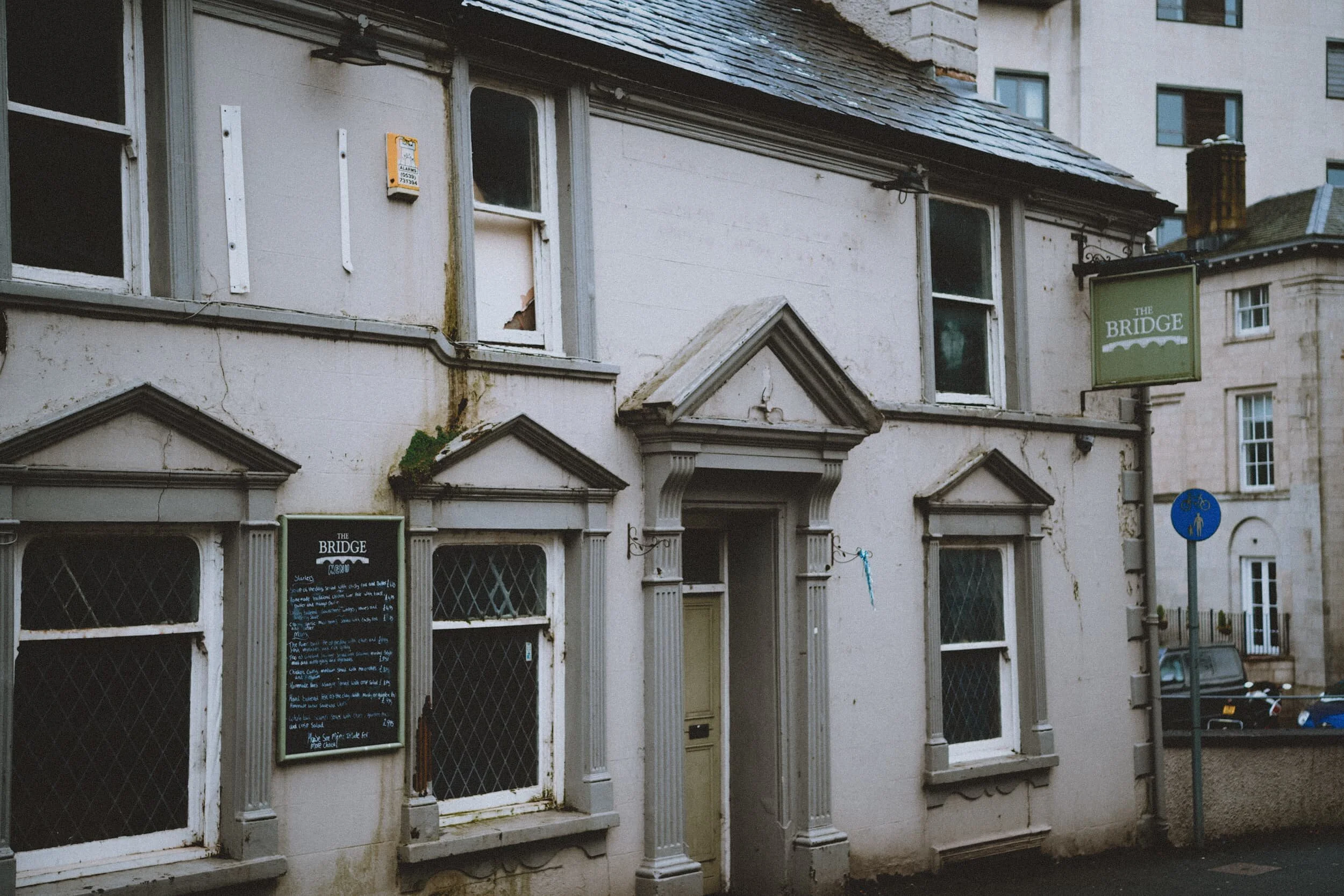  The Bridge pub. Not sure what&rsquo;s happening with this place; it&rsquo;d been disused and on the market for years before news got out that it had been acquired in 2018. Still not open. Not sure it ever will be again. 