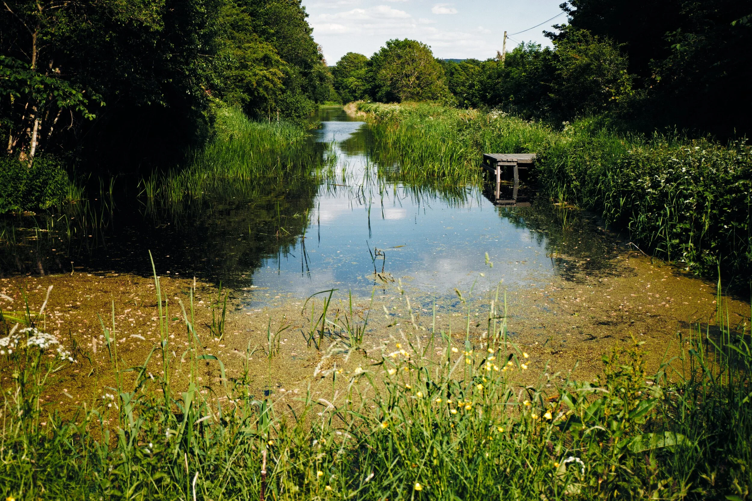 The end of Lancaster Canal at Stainton.