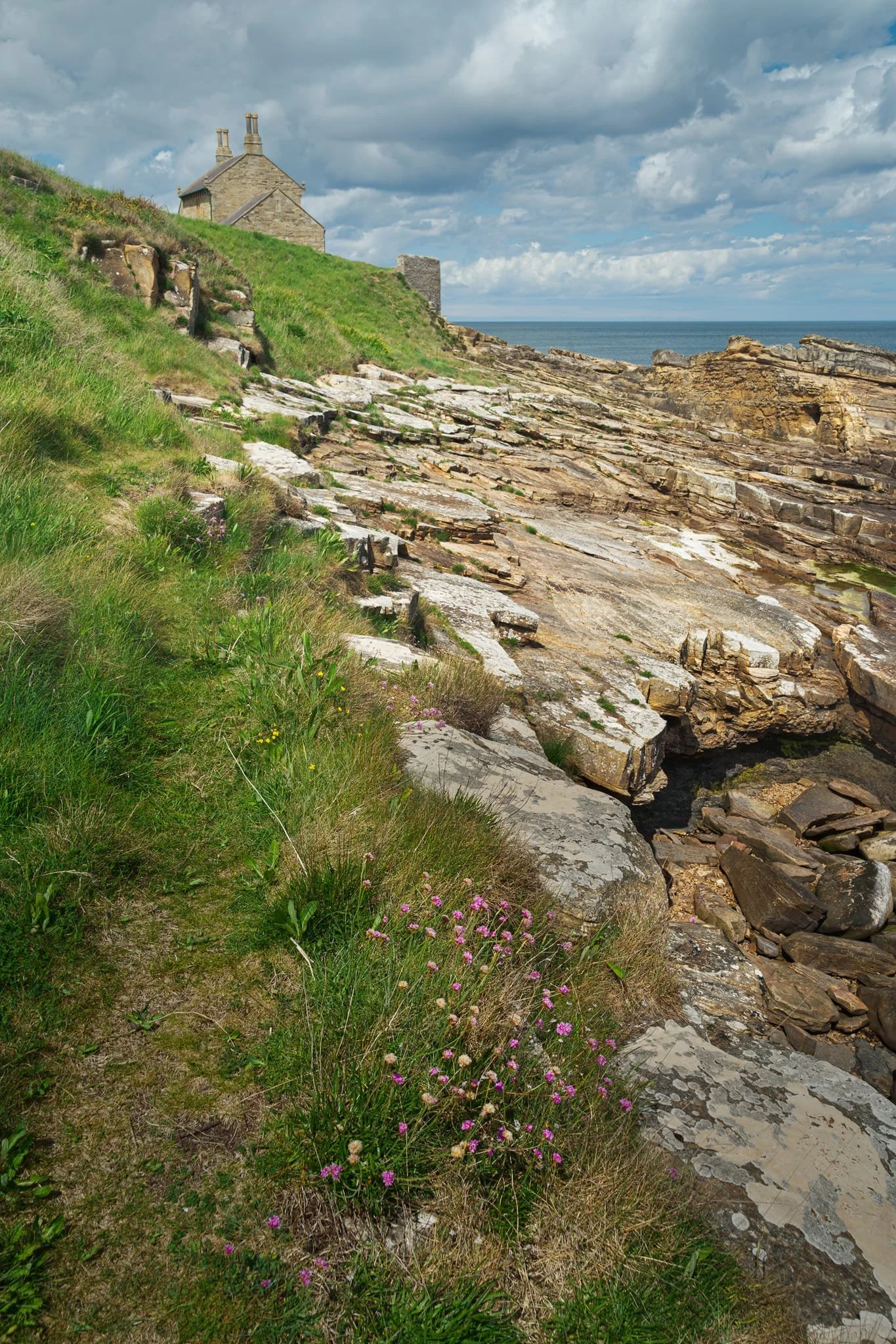  Looking north from above the beach is the old Bathing House, built by Charles 2nd Earl Grey for his children to sea bathe from. It&rsquo;s also been known as  Jenny Patterson&rsquo;s Cottage ,  Miss Henderson&rsquo;s Cottage  and  Christie&rsquo;s House . Nowadays it serves as in-demand holiday accommodation. 