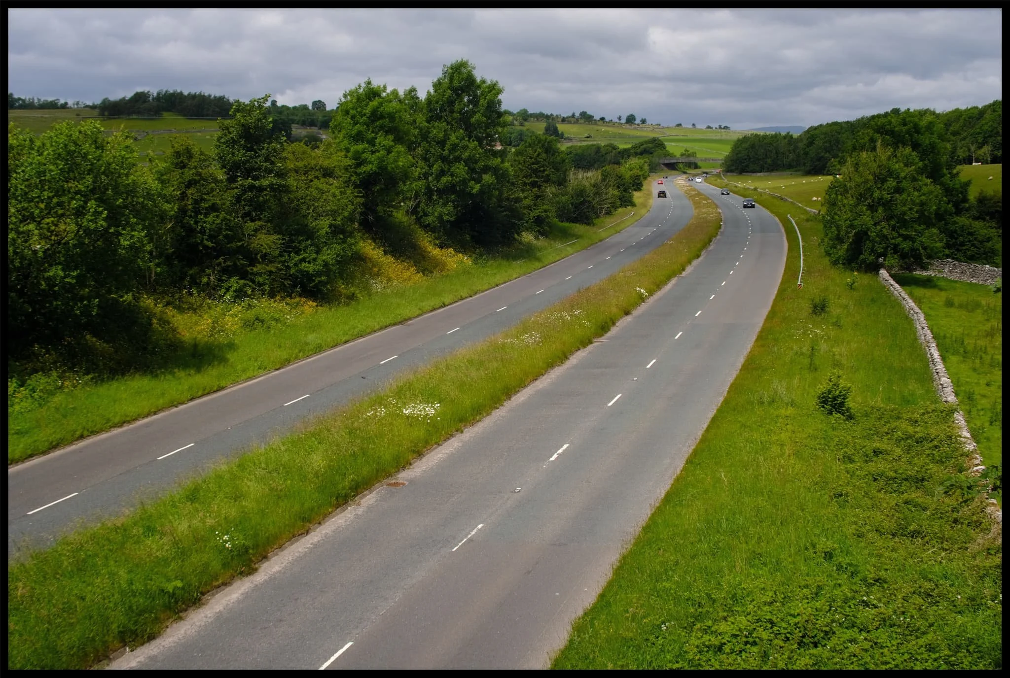  Crossing over the A591. 