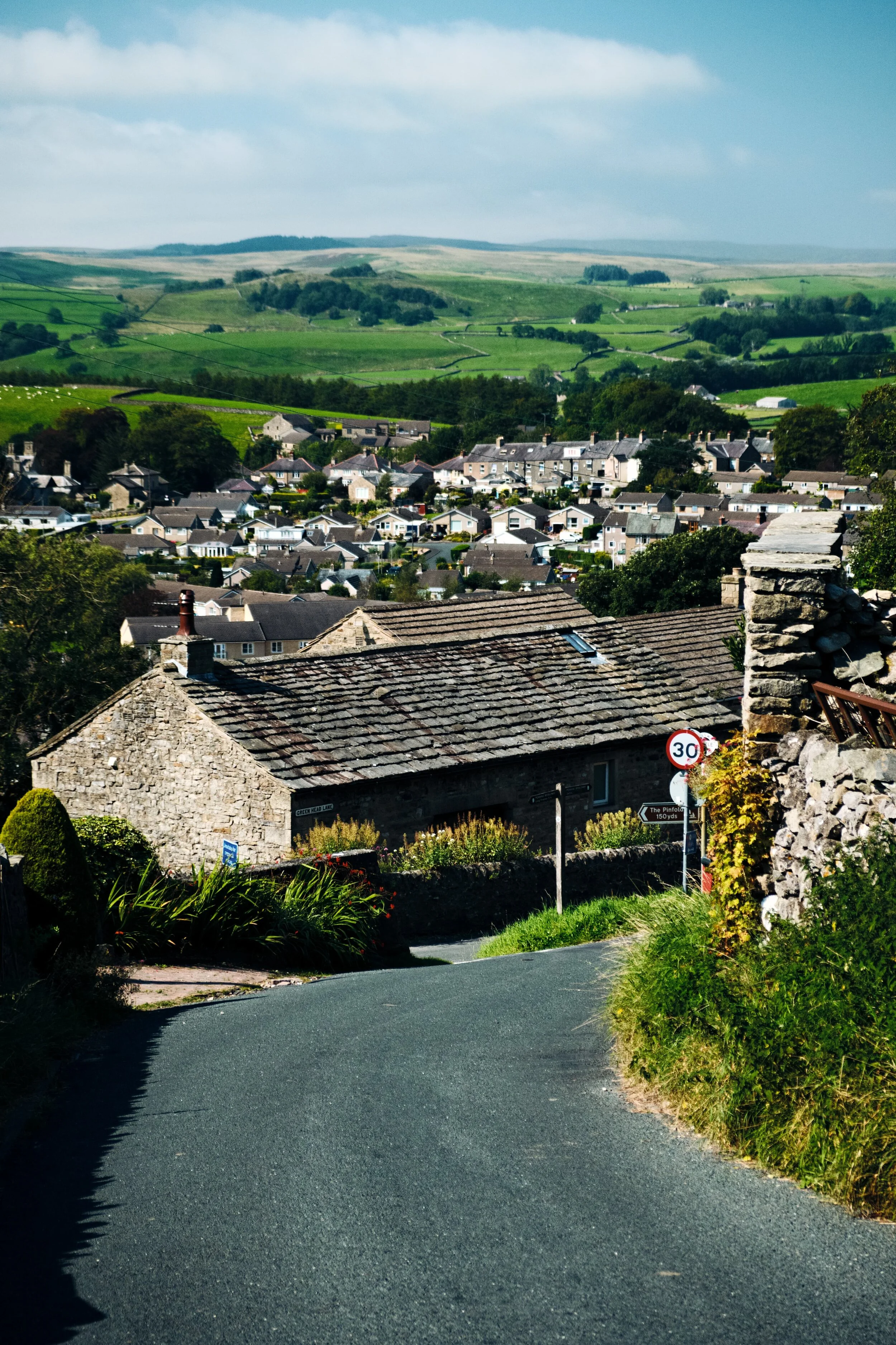 The views get better and better as we climb out of Upper Settle.