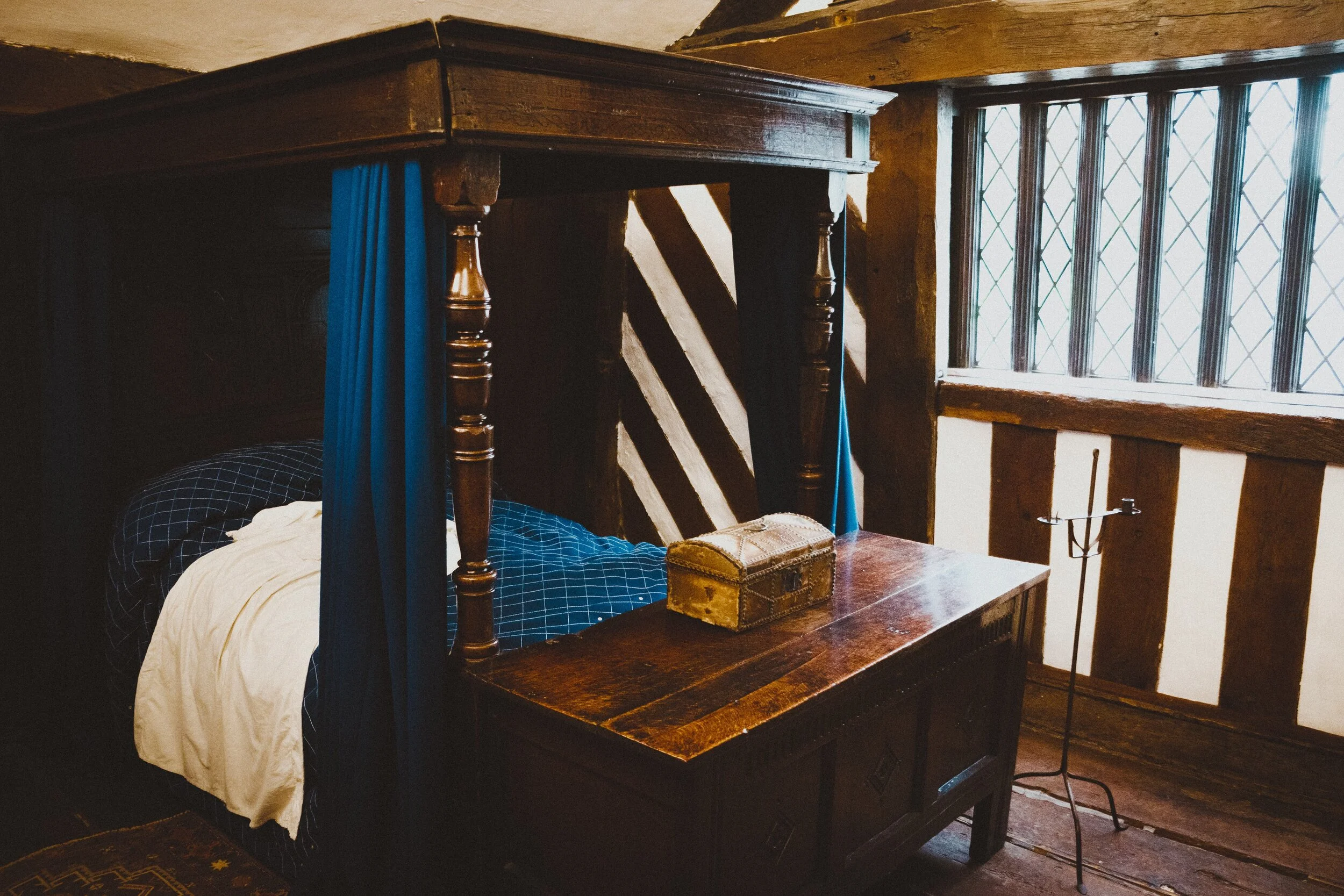 The Guest Bedroom, which overlooked the lawn.