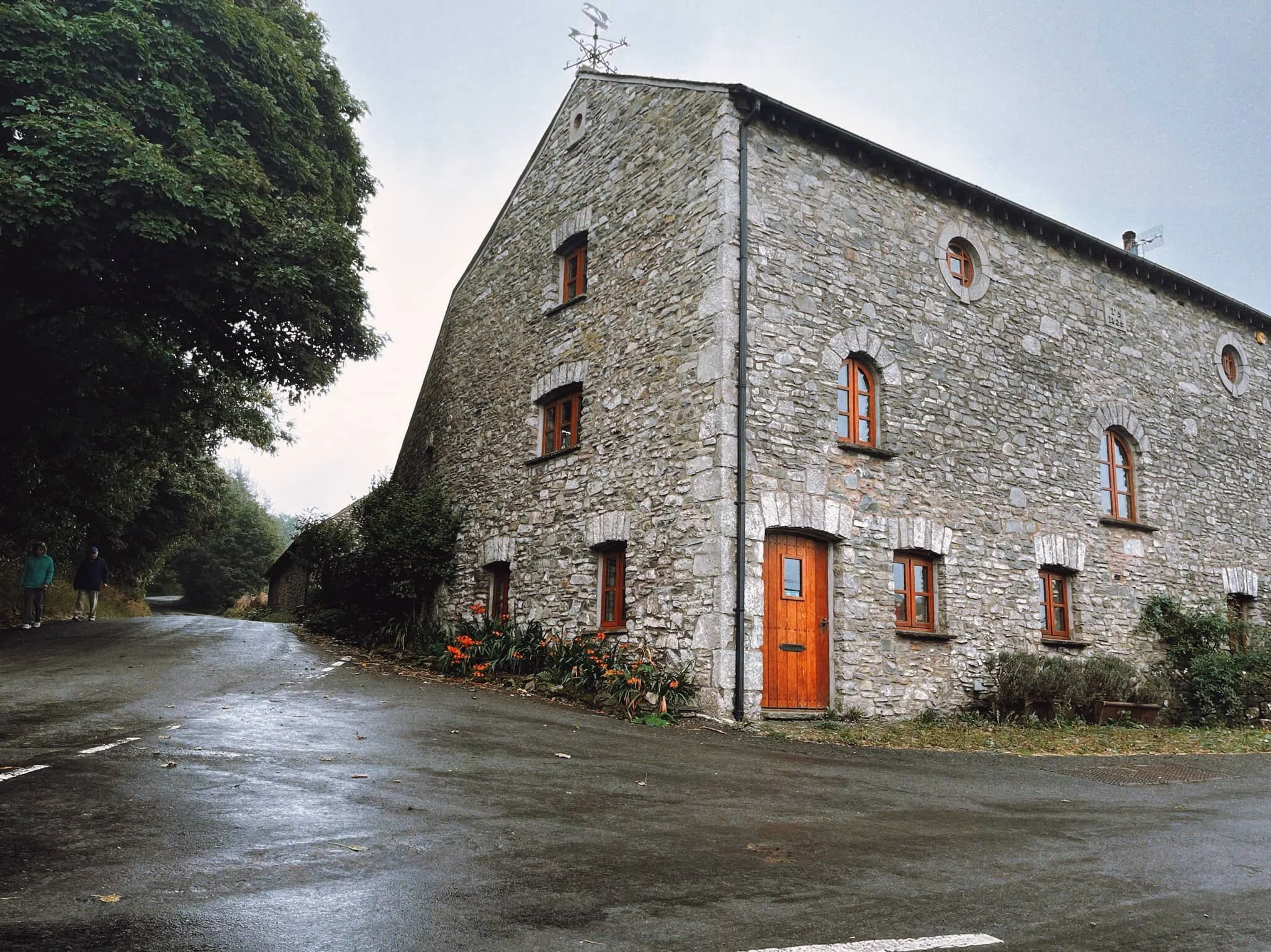  Opposite the house, this is Greyhound Farm. 