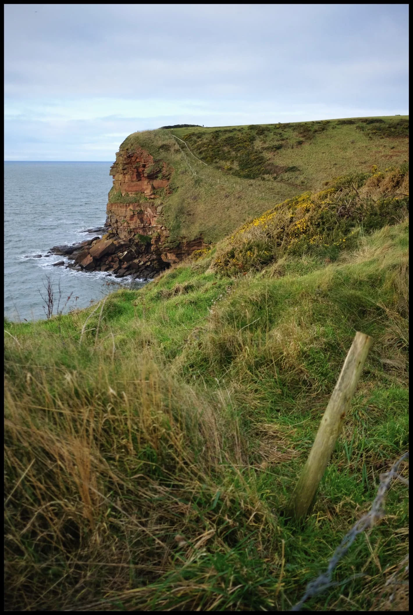  The way down to Fleswick Bay nears. 