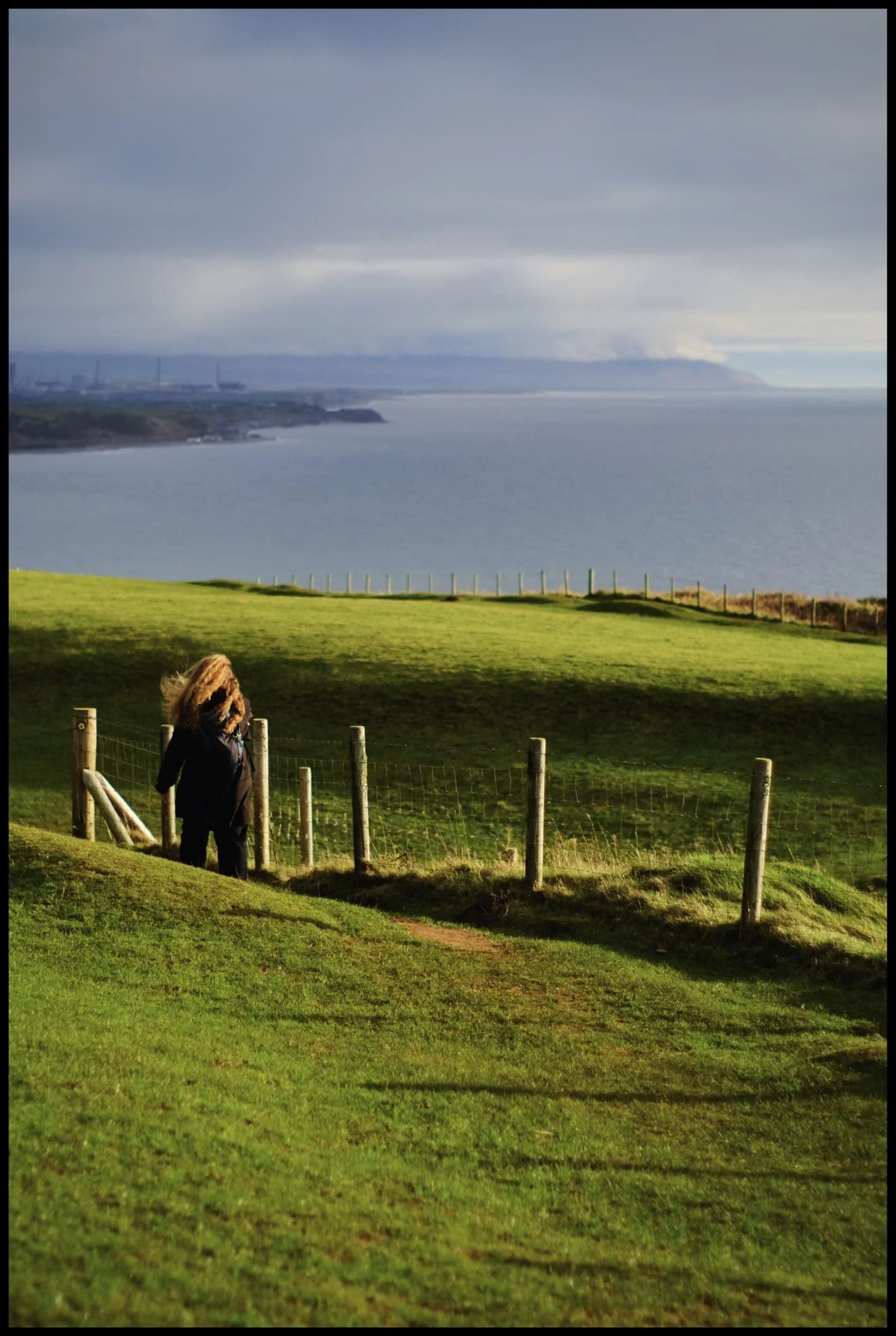 Heading back to St. Bees, the light got better and better and I went on a shooting spree whilst it lasted. In the distance, a think bank of cloud sits on top of the Black Combe fells. 