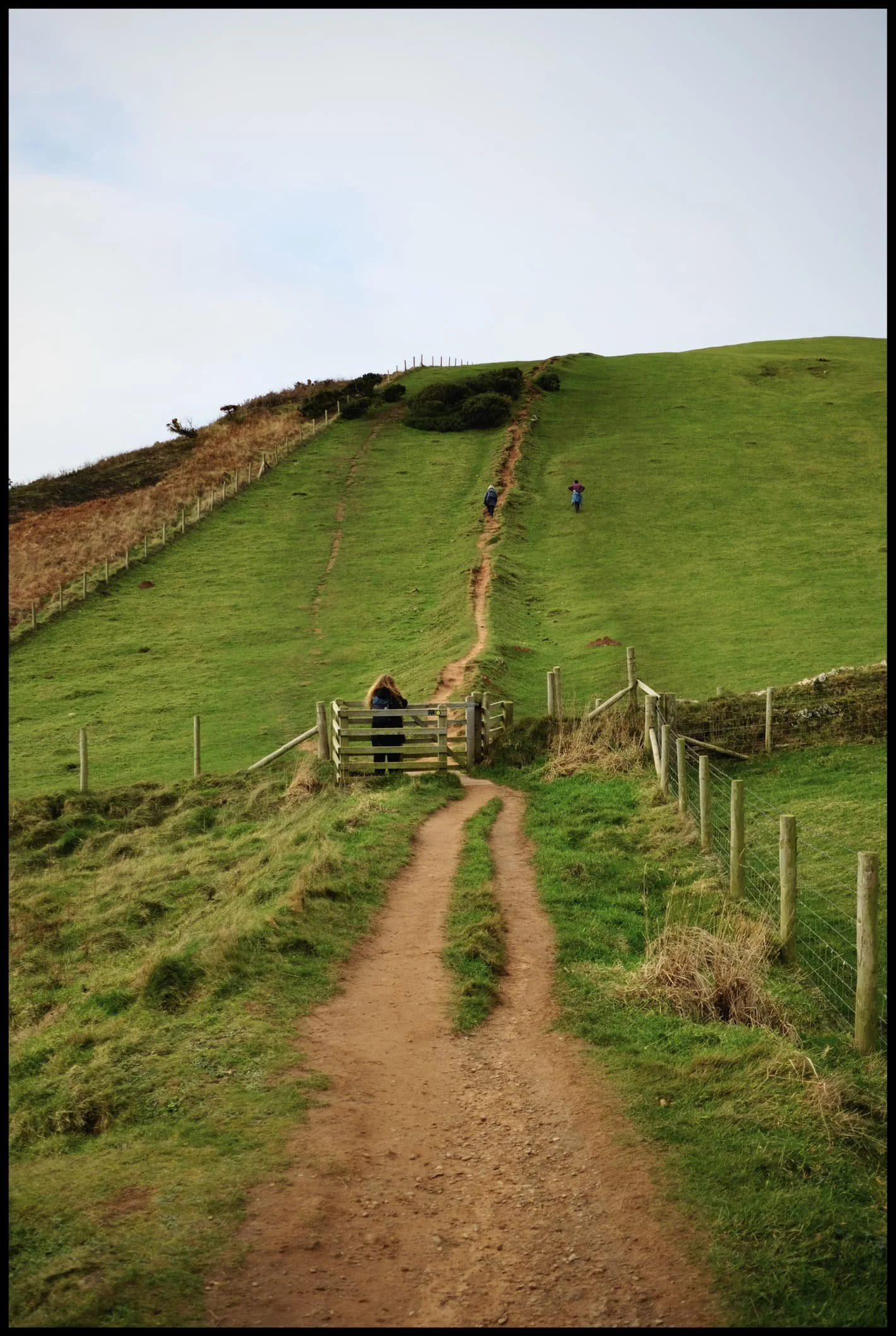  Yeah, that&rsquo;s pretty steep. If the path were more wet and muddy, I&rsquo;d have really struggled. 