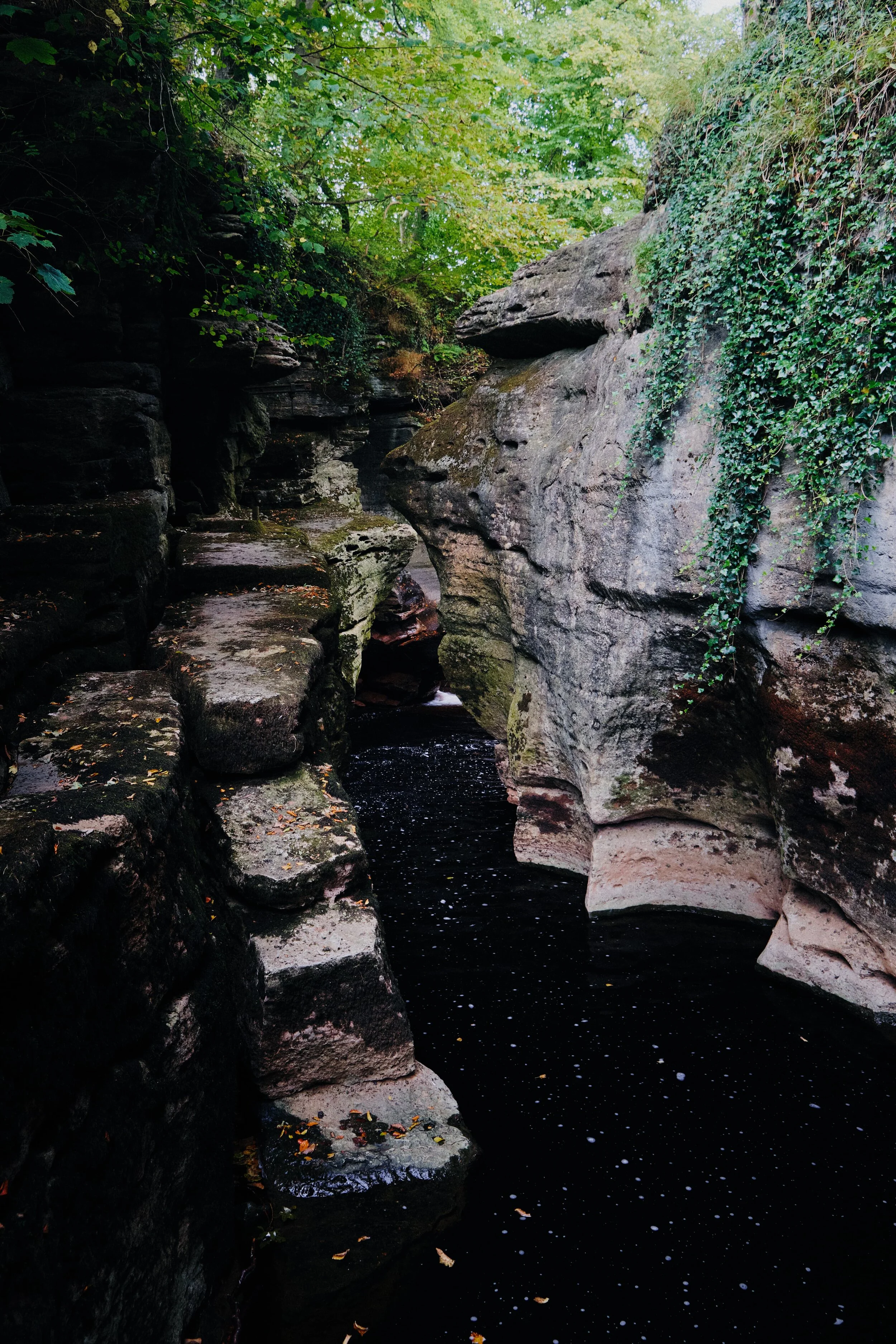 This is the bottom of Coop Kernan’s Hole, only really accessible when there’s no much water in the river.