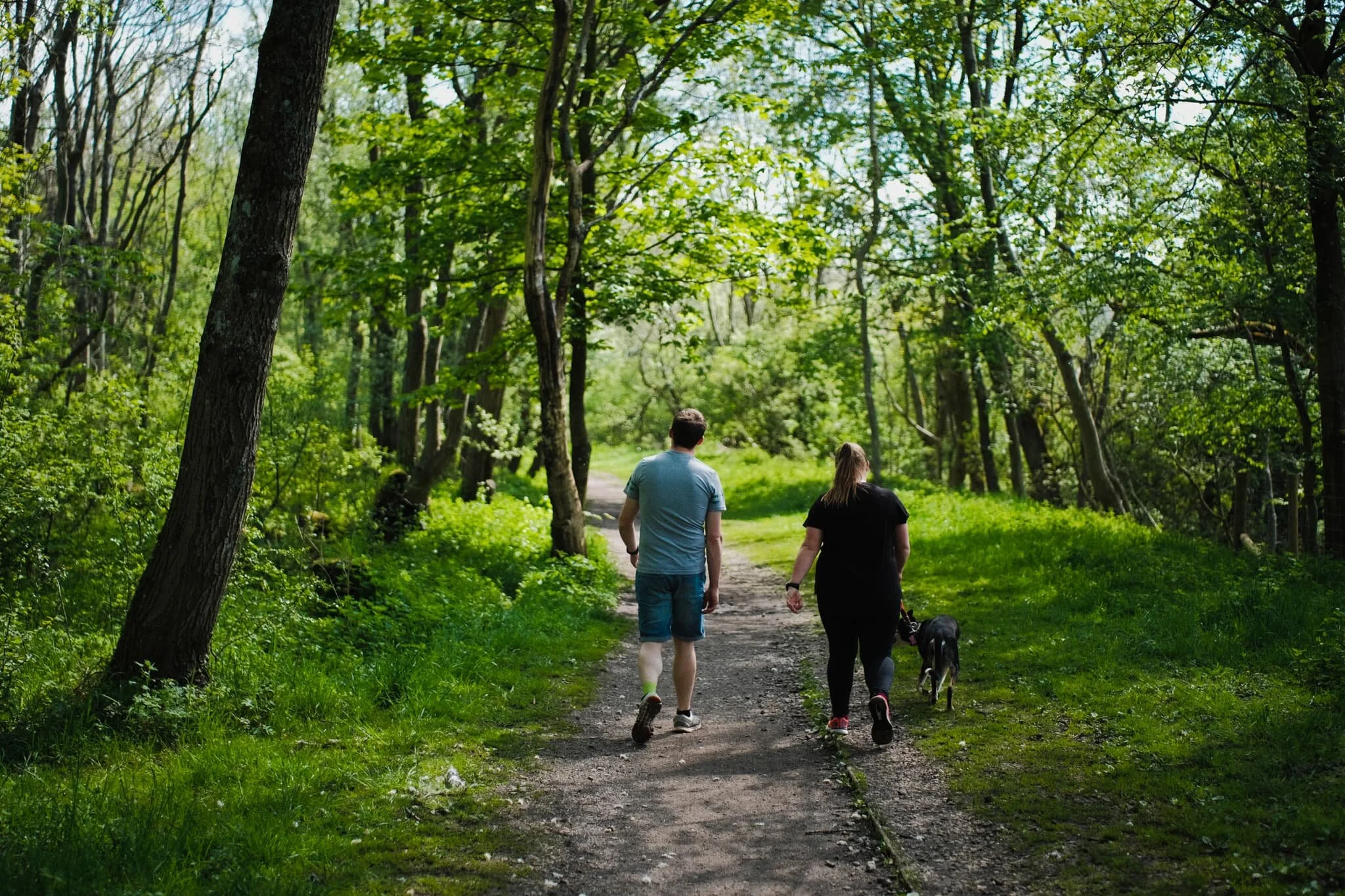 Lovely to see families out enjoying the trail, too.