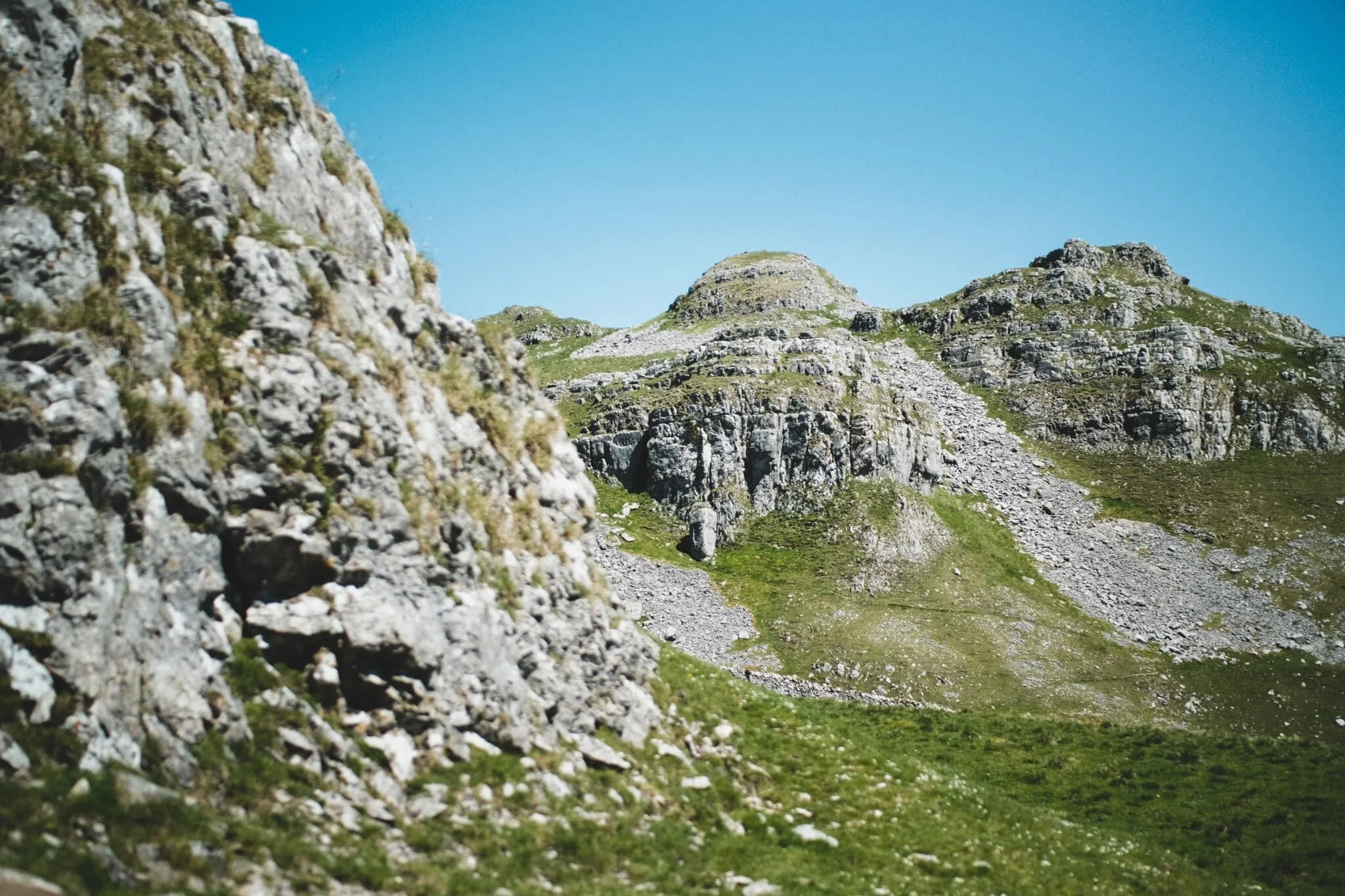 The view back to Attermire Scar from our lunch spot, and probably my favourite shot from the day.