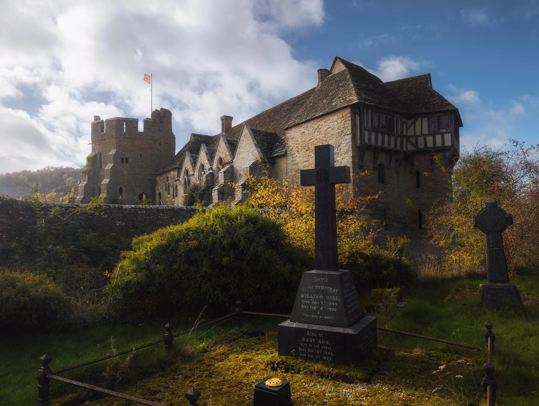  As we headed towards the church, a composition taking in the entire aspect of the castle and its towers revealed itself, especially with the lovely light we were getting. 