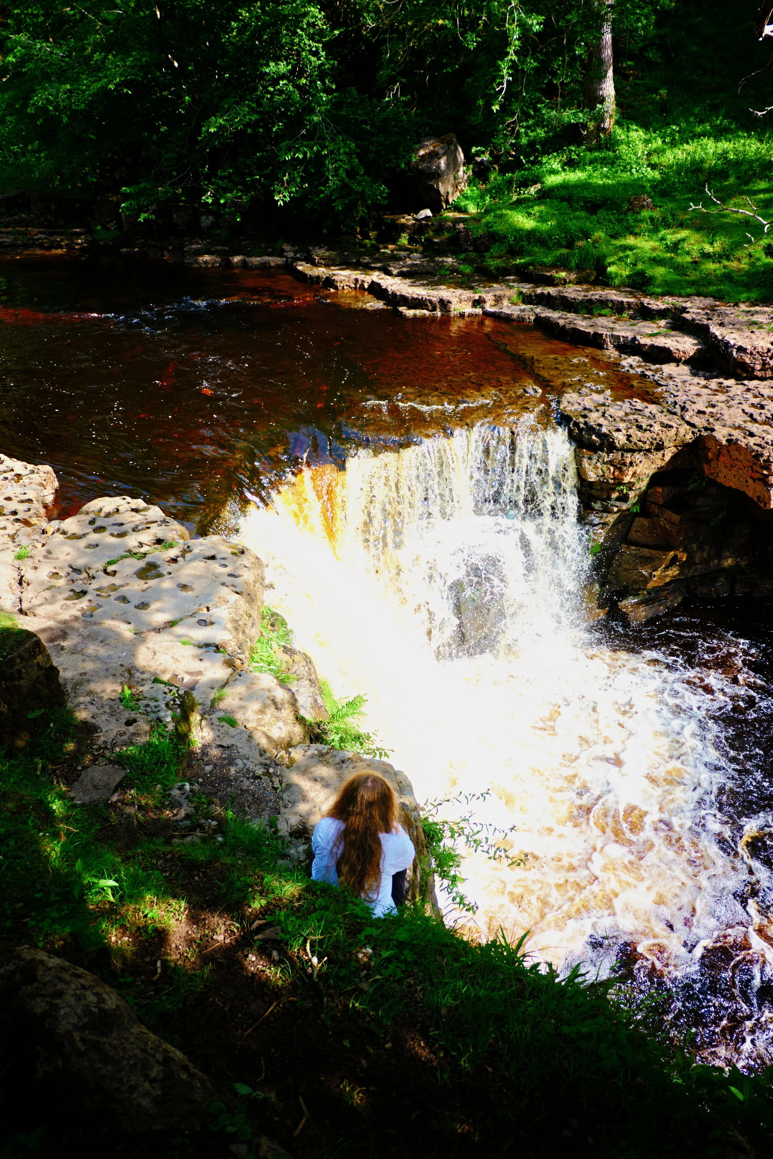 We took a small diversion from the Pennine Way to check out Upper Kisdon Force, which was still roaring despite the River Swale being relatively dry. Can’t imagine what these falls would be like in full spate.