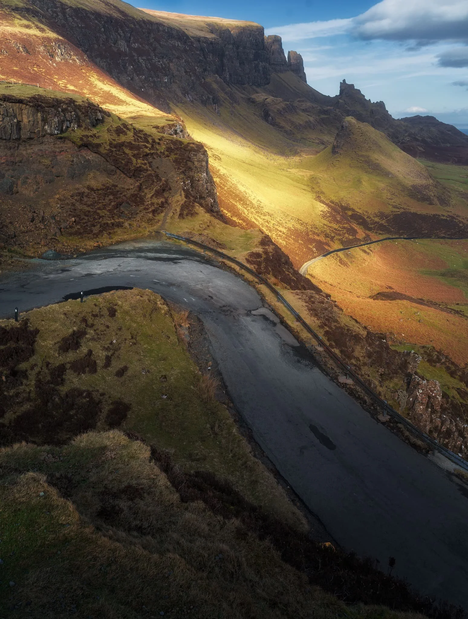  The more &ldquo;tourist-friendly&rdquo; way around the Quiraing has seen a lot of infrastructure improvements over the years, including a new car park at the top and better road surfacing. There&rsquo;s also a new viewing platform, giving people an easy way to get these views. 