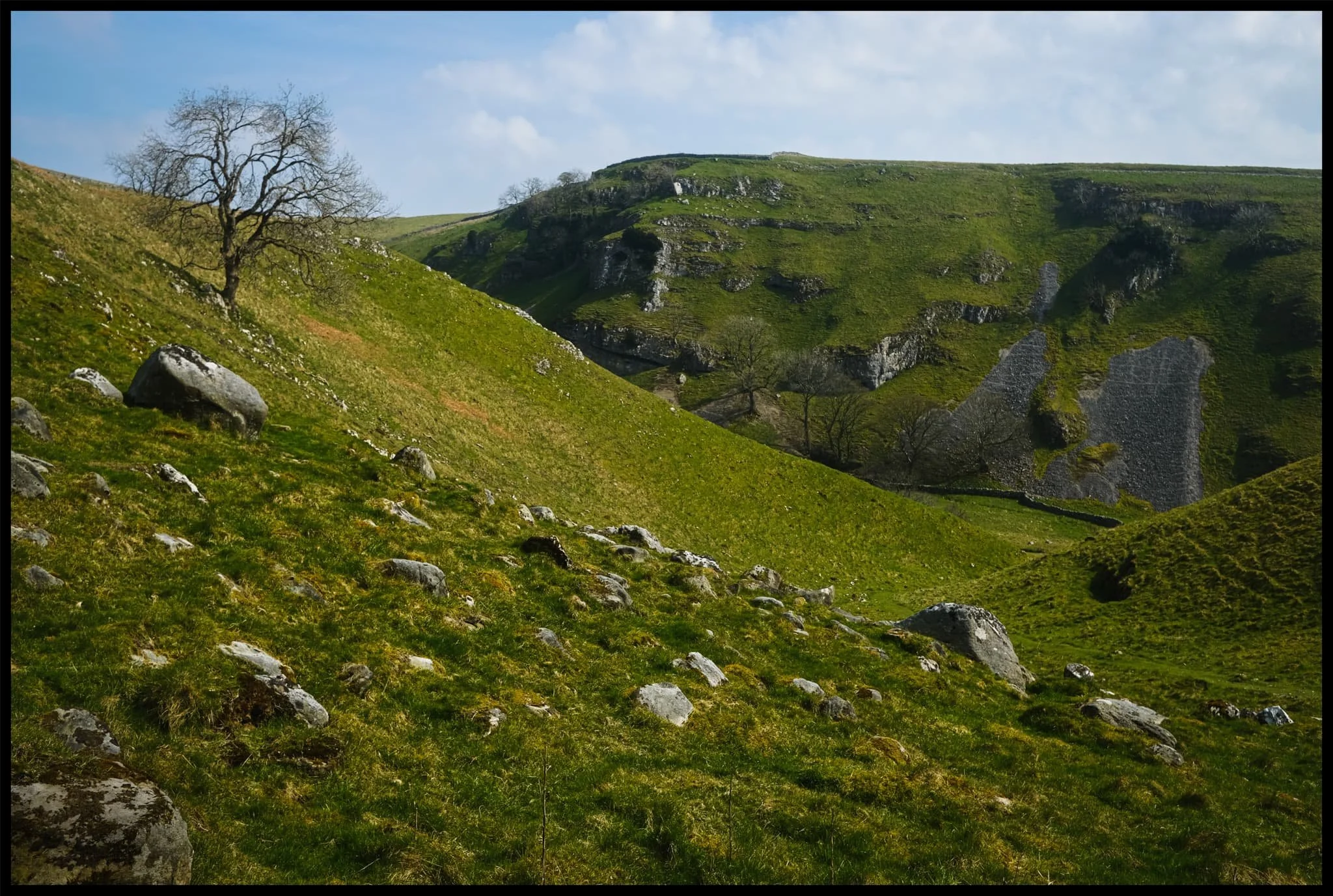  The anticipation and excitement builds as we near the bottom of the deep ravine. 