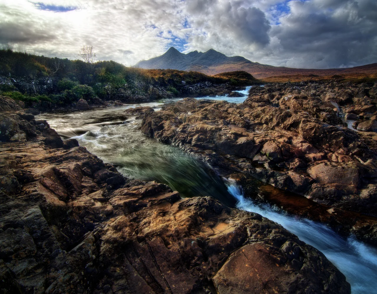 “Britain’s Patagonia” by Ian Cylkowski. A view towards the Black Cuillins from the Allt Dearg Mór . Photographed in 2014.