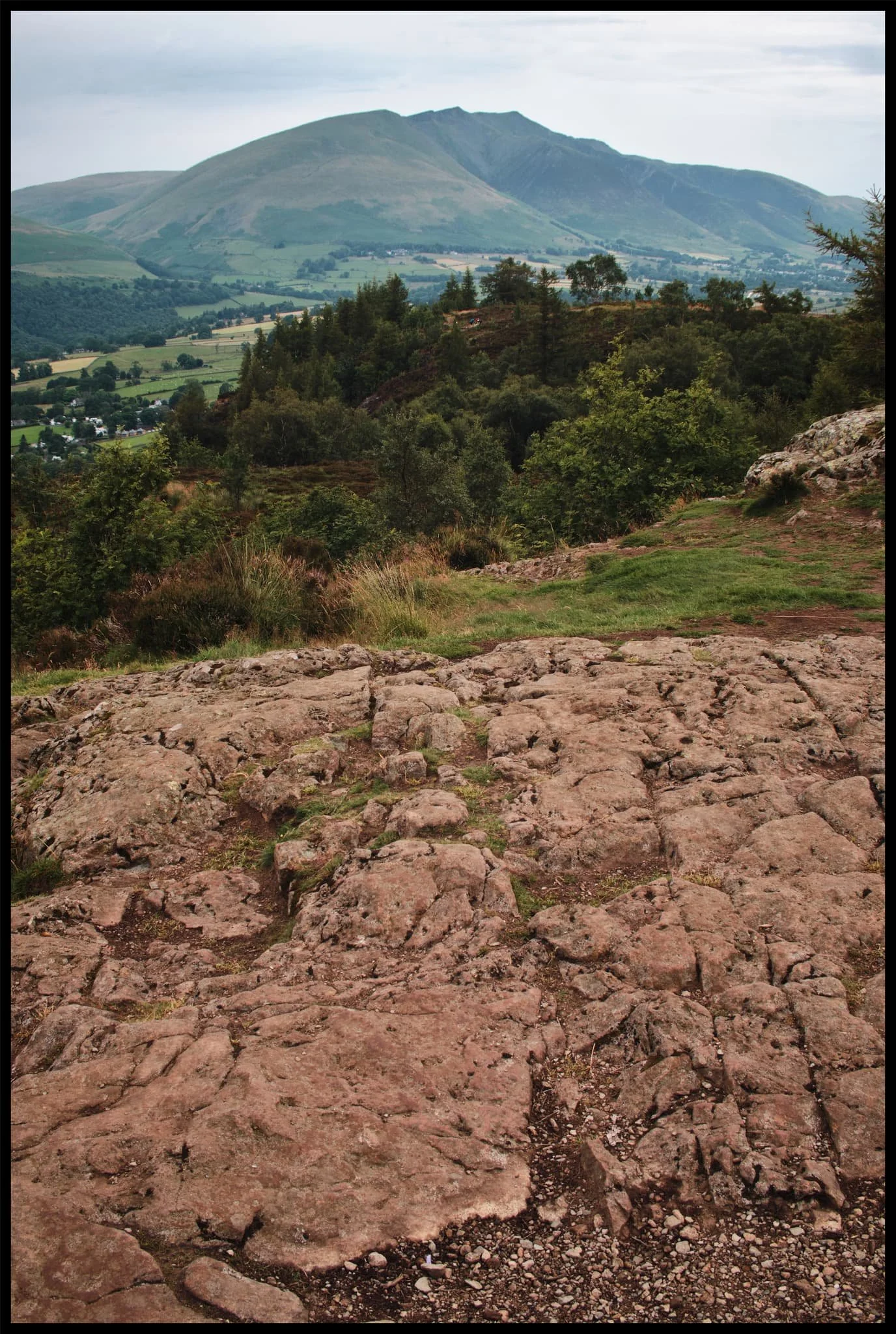  One final composition from the summit, this time featuring Blencathra&rsquo;s curved forms. 