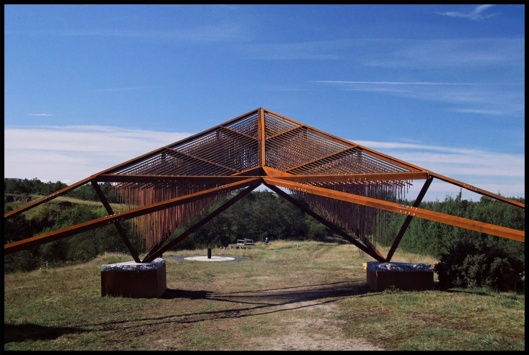  From this angle APERTURA almost looks like a spaceship, or perhaps even a B-2 Spirit Stealth Bomber plane. 