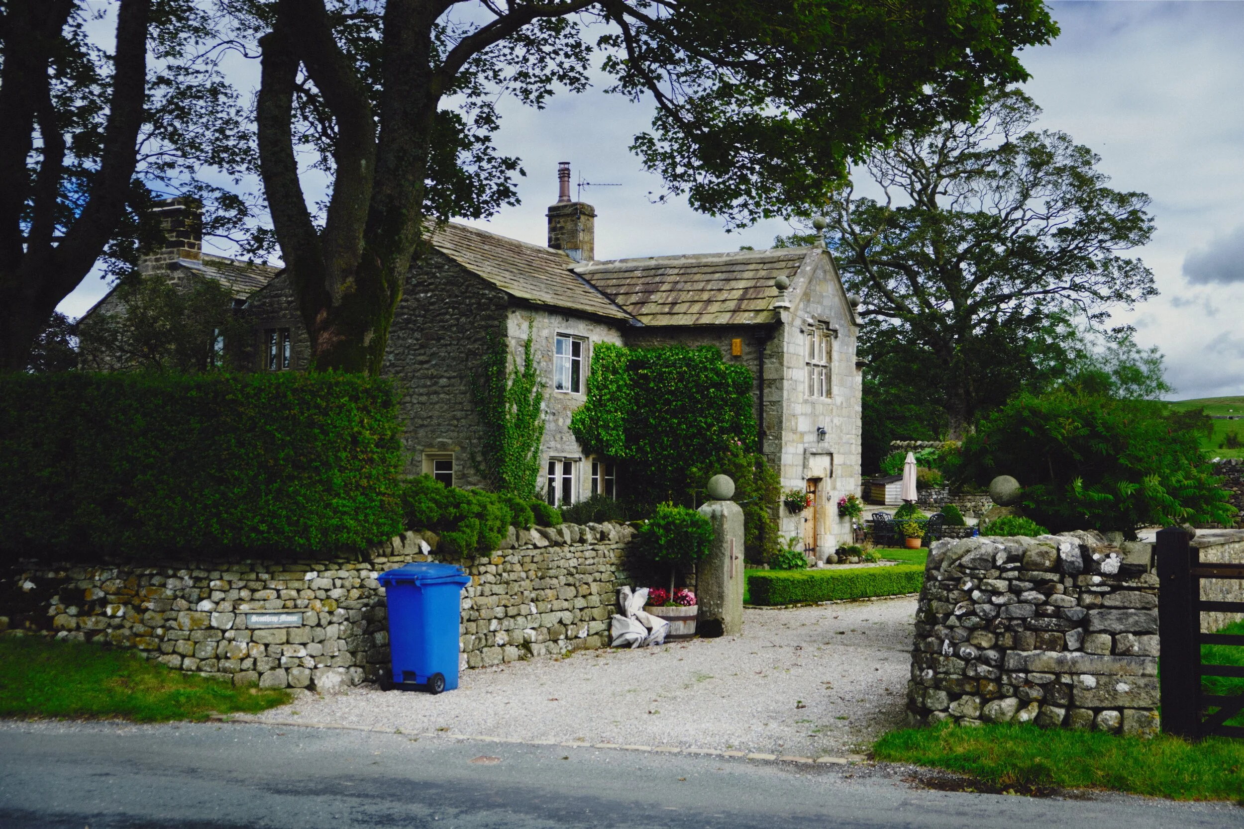 Across the road, another lovely farm cottage.