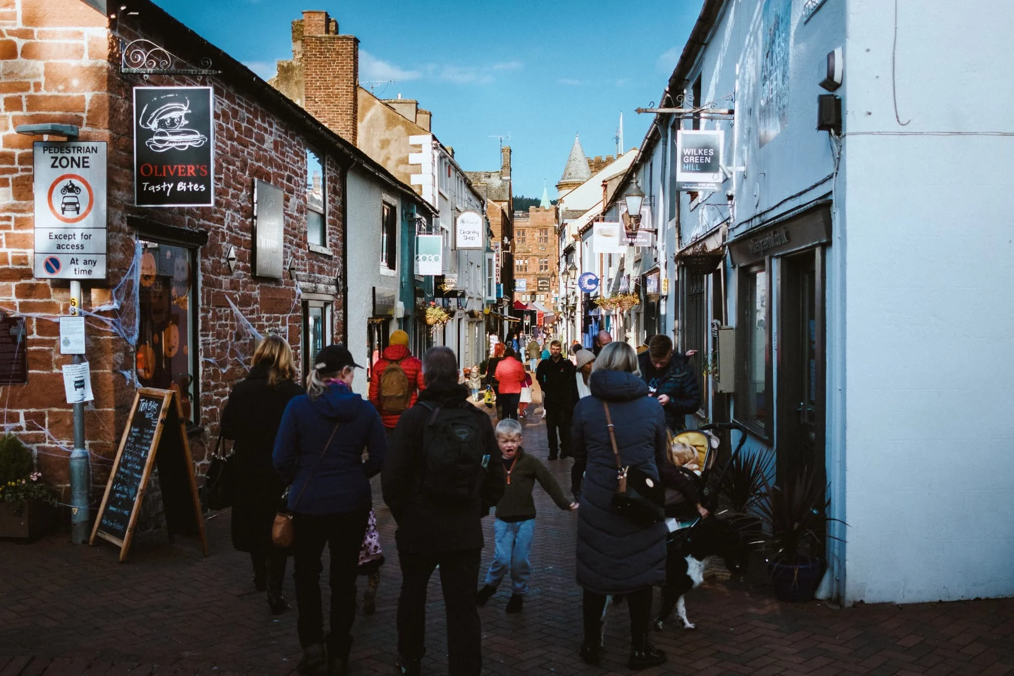  We decided, with the light getting low, that we would venture for a small hike up Penrith&rsquo;s nearby hill, Beacon Pike, and see what views and light we could get. But first, we needed to navigate through the crowds. 